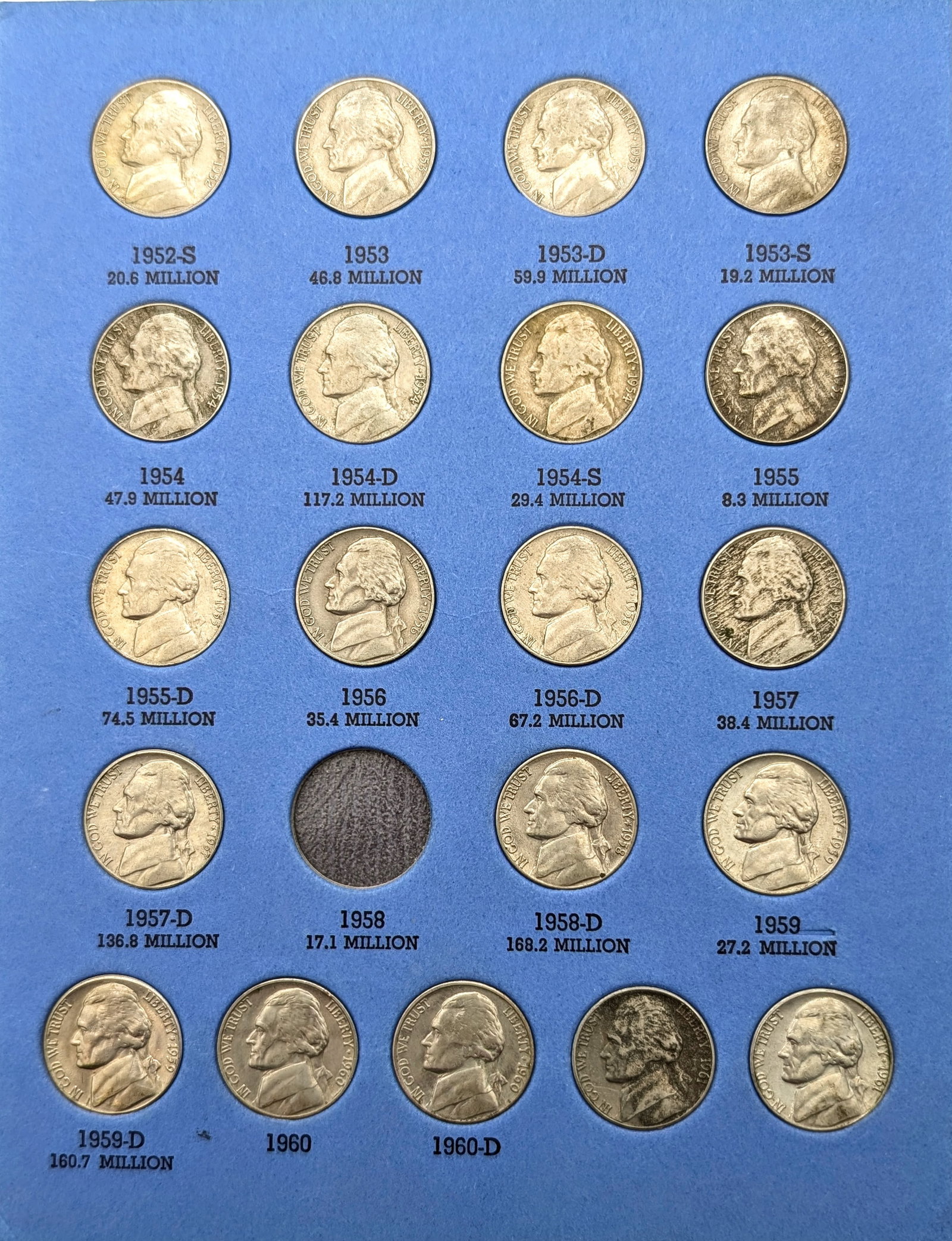 Jefferson Nickel Collection Starting 1938 Coin Album - 4