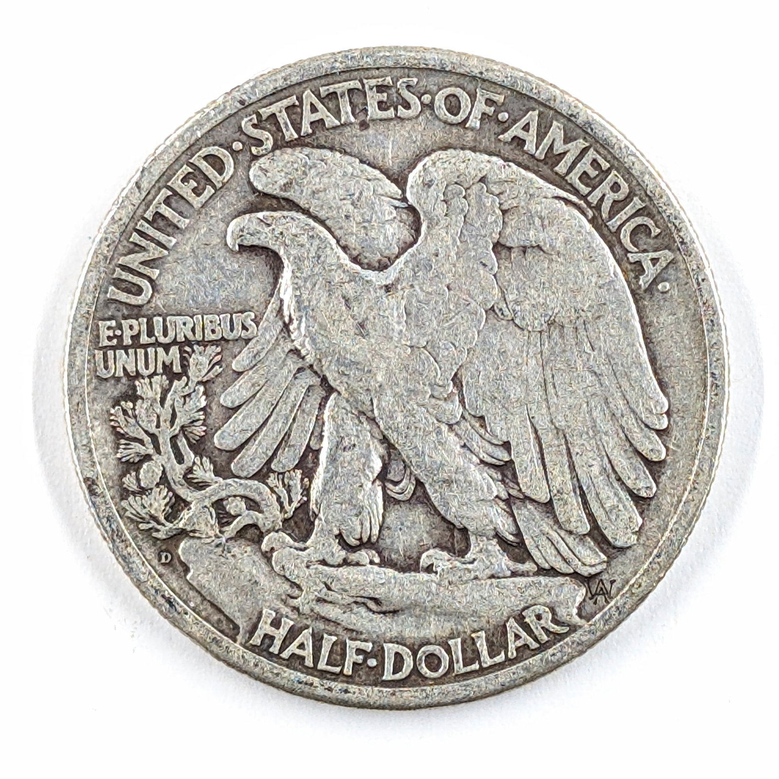 1929-D Silver Walking Liberty Half Dollar - 2