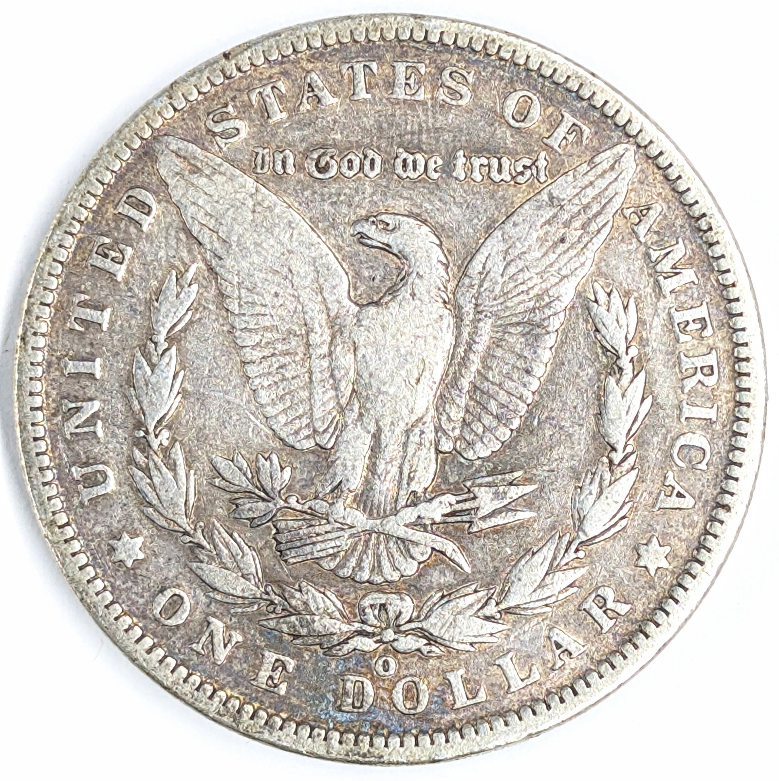 1890-O Morgan Silver Dollar- Toned - 2
