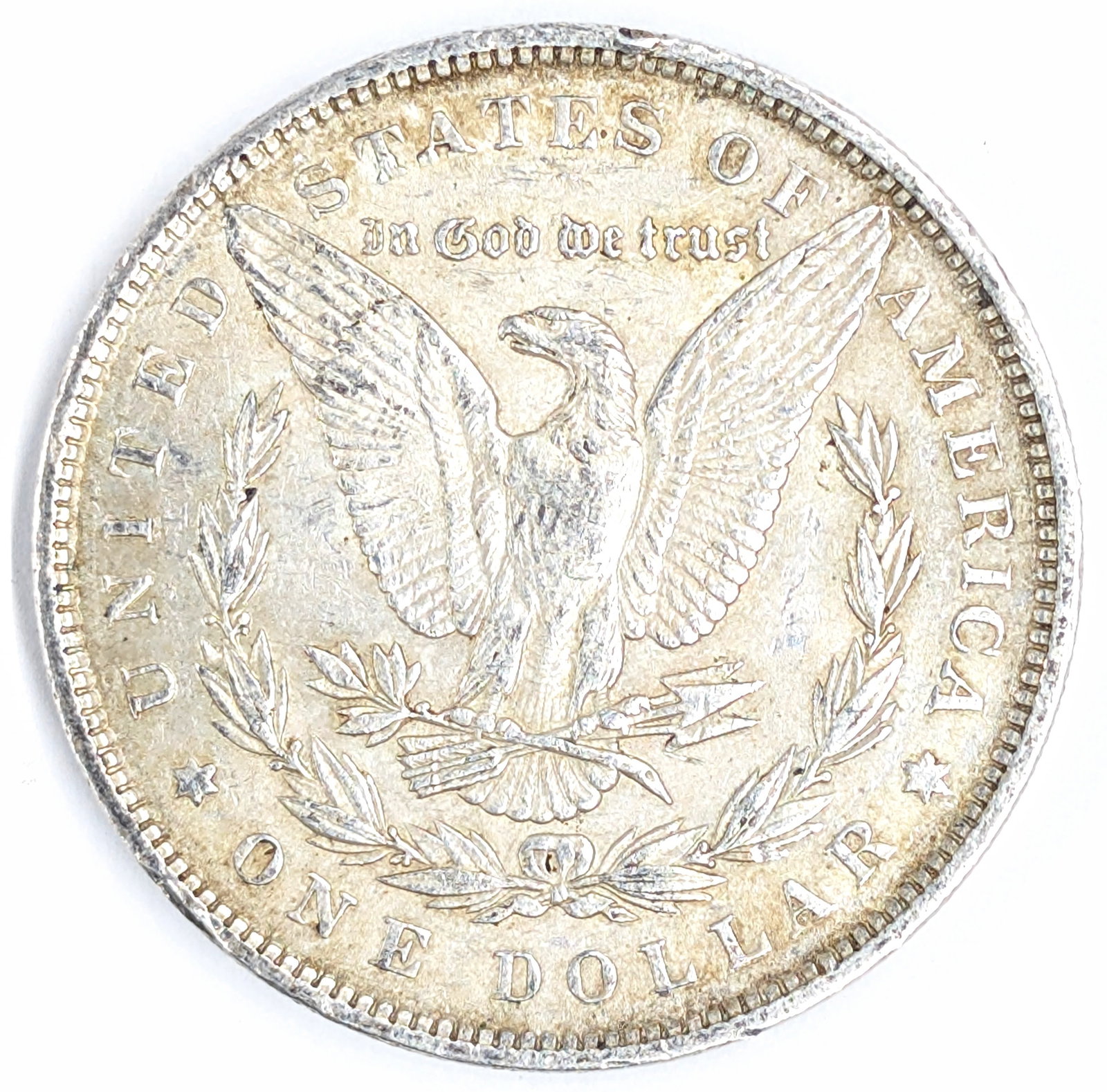 1890 Morgan Silver Dollar- Toned - 2