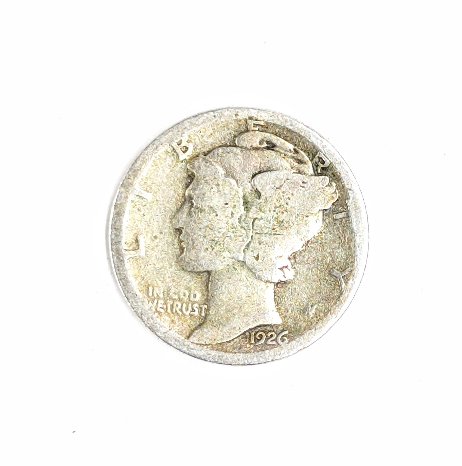 1926 Silver Mercury Dime: _ 