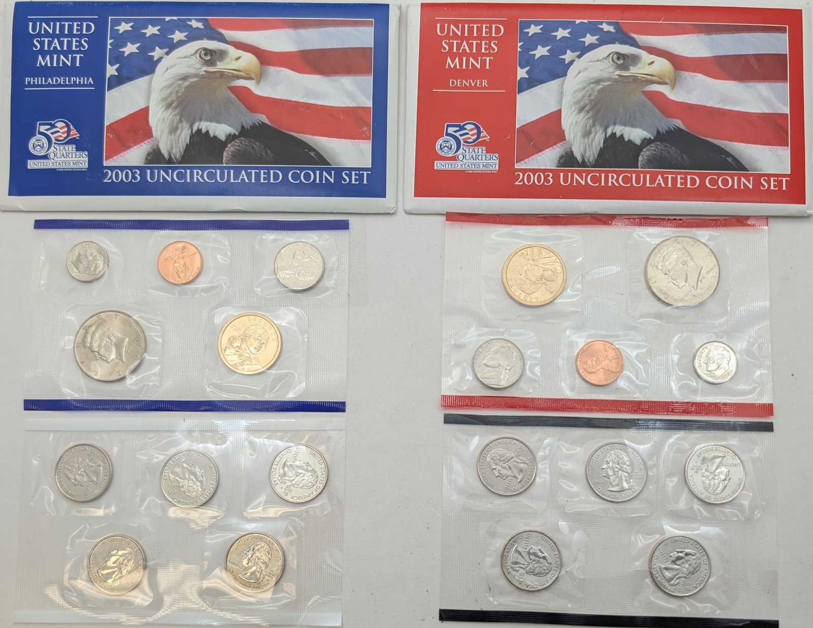 2003 US Mint Uncirculated Coin Set- P&D (1 of 2)