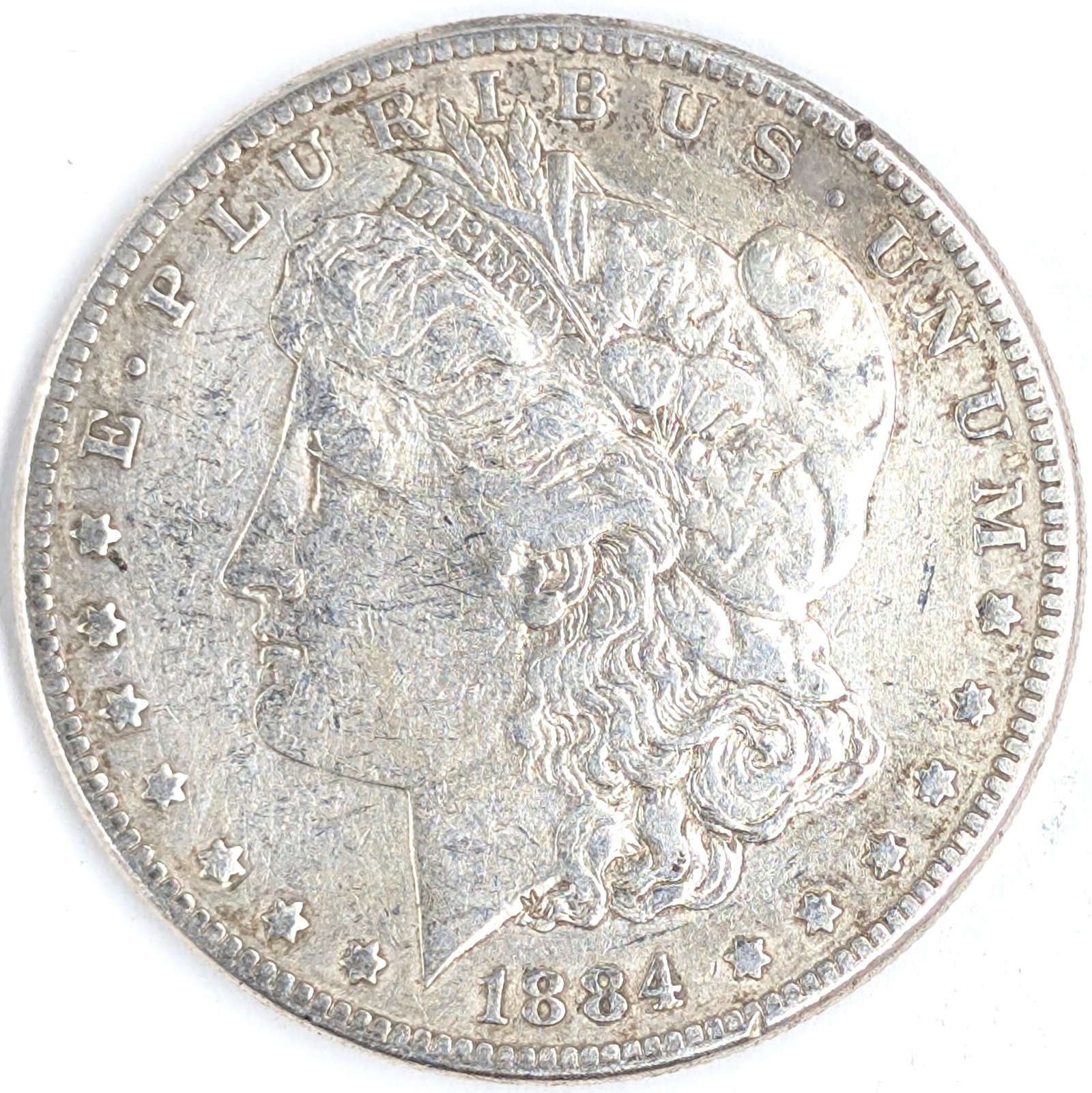 1884 Morgan Silver Dollar (1 of 2)