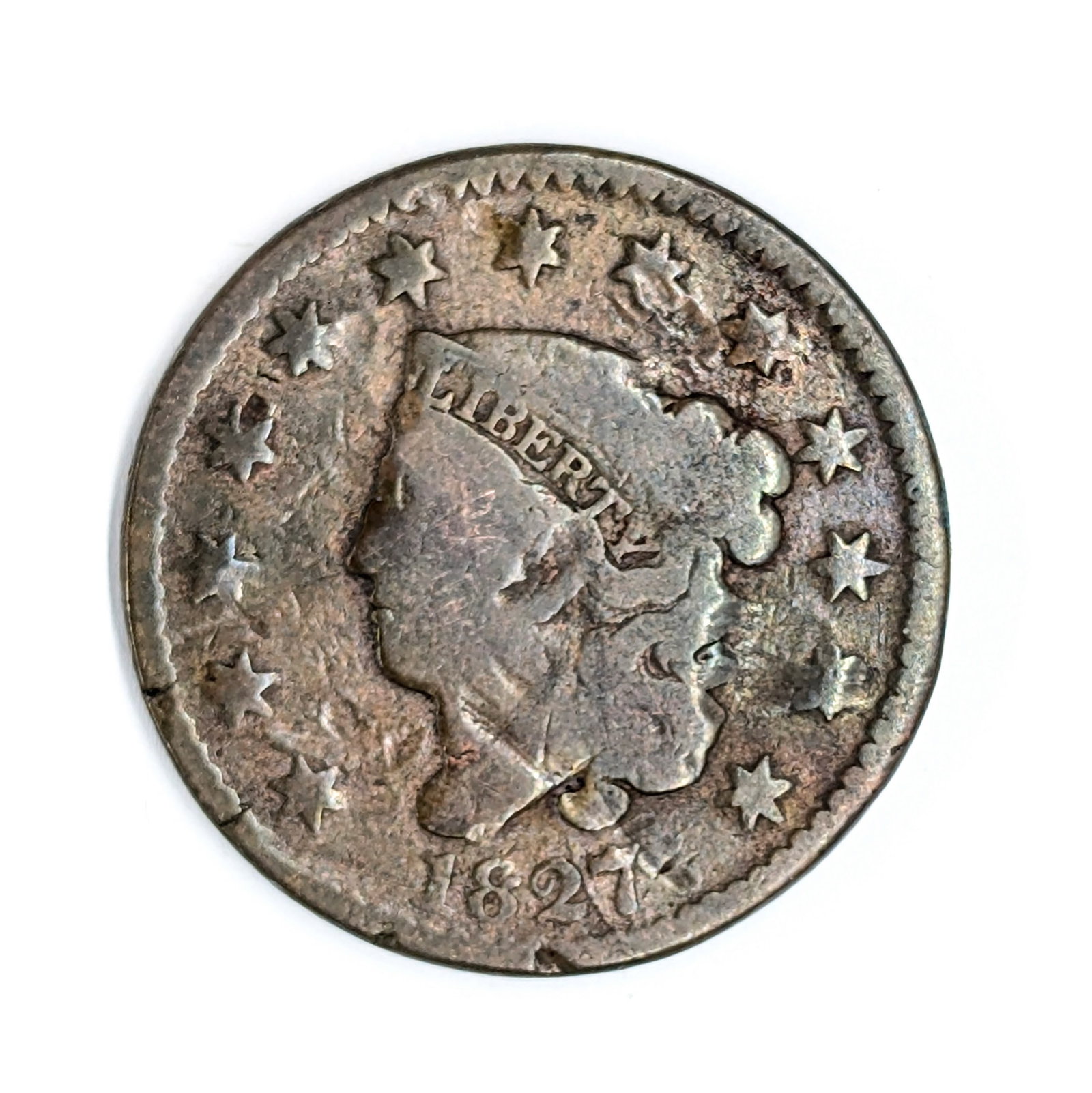 1827 Large Cent: Coin