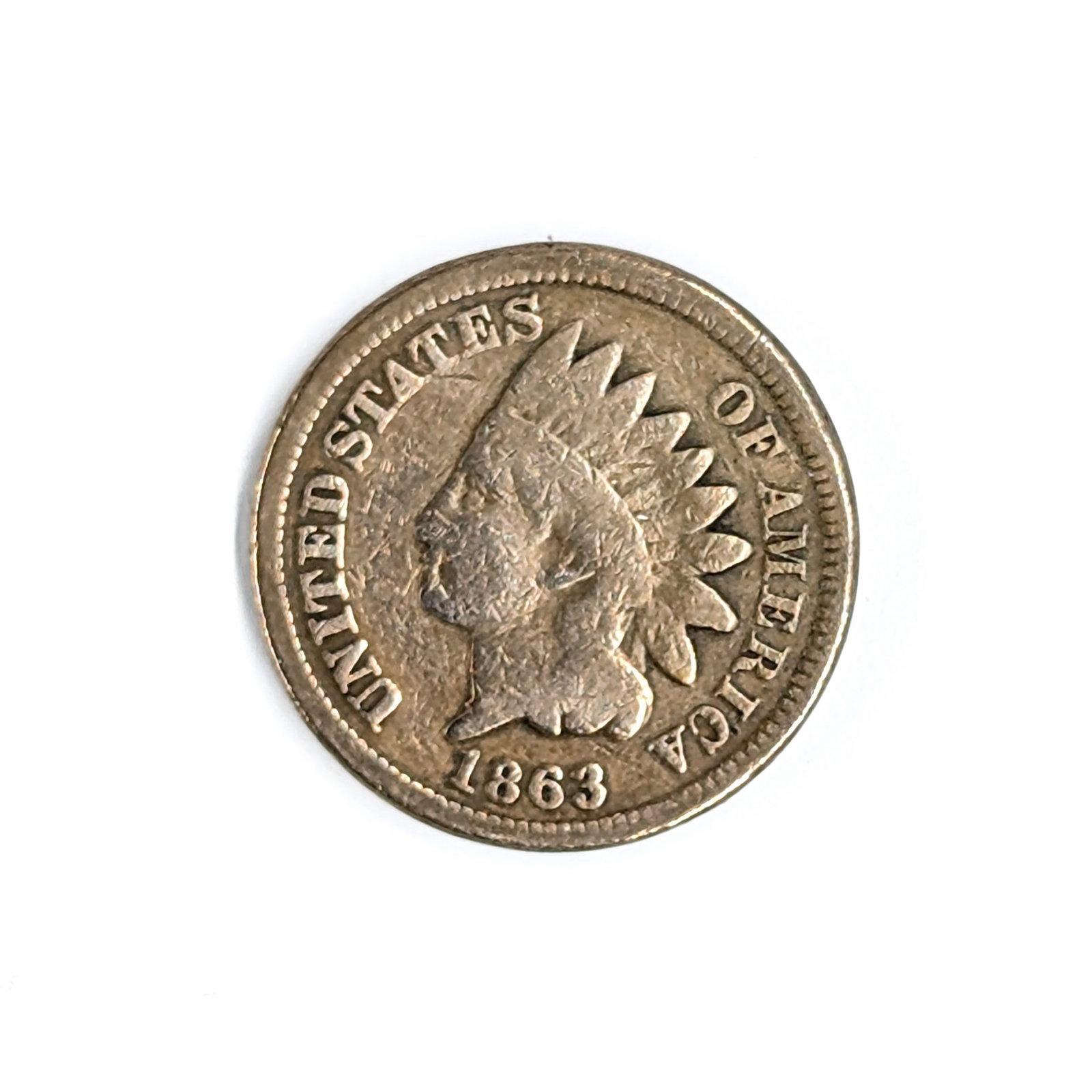 1863 Indian Head Cent: Coin 