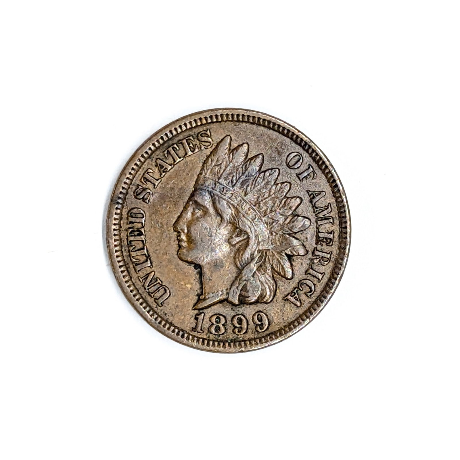 1899 Indian Head Cent - Full 'Liberty': Coin