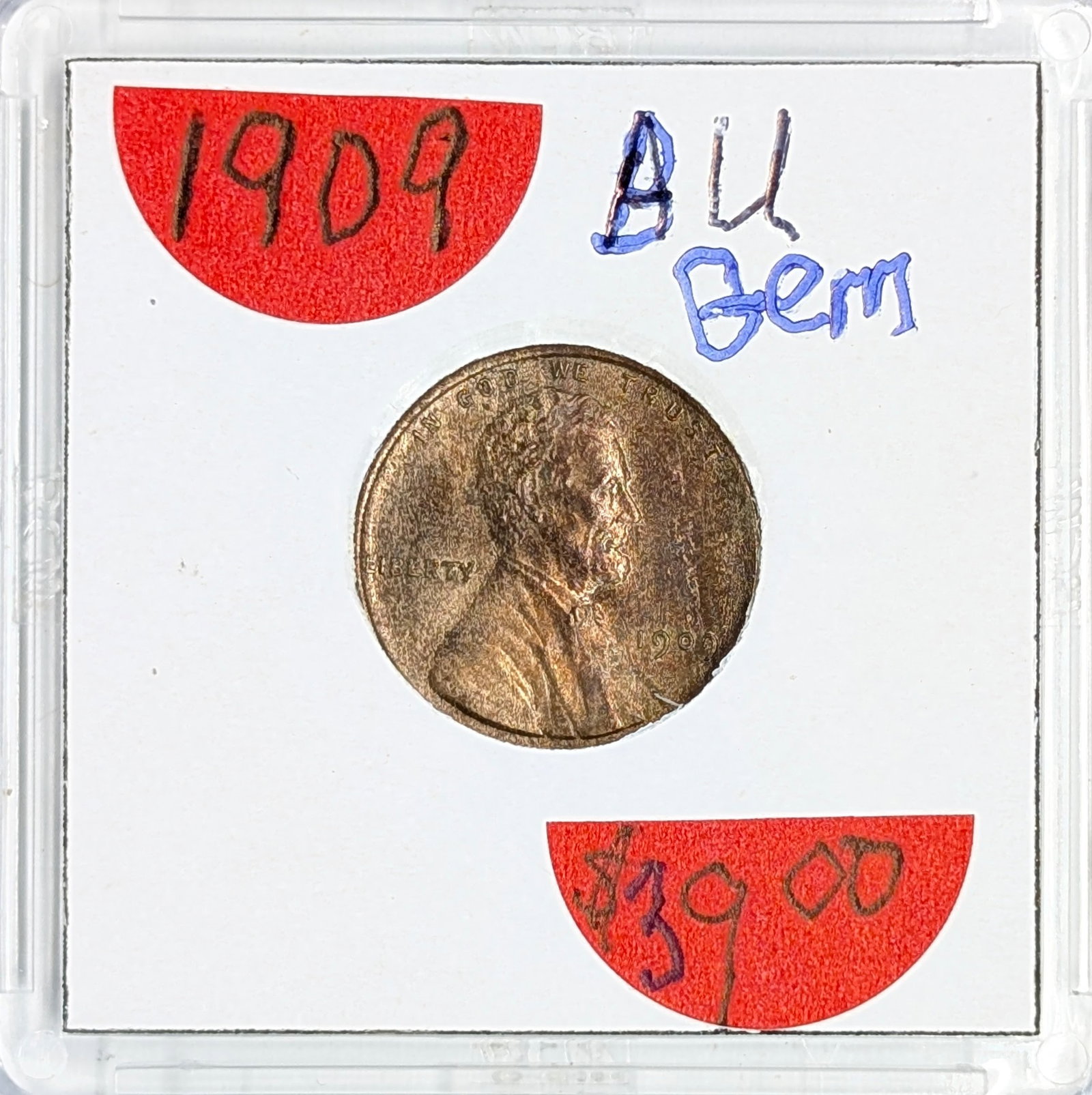 1909 Wheat Cent: Good Condition