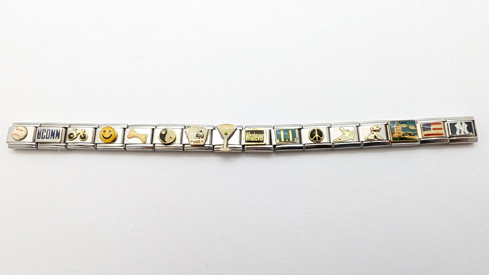 Italian Nominoro Personal Links Ladies Bracelet - 2