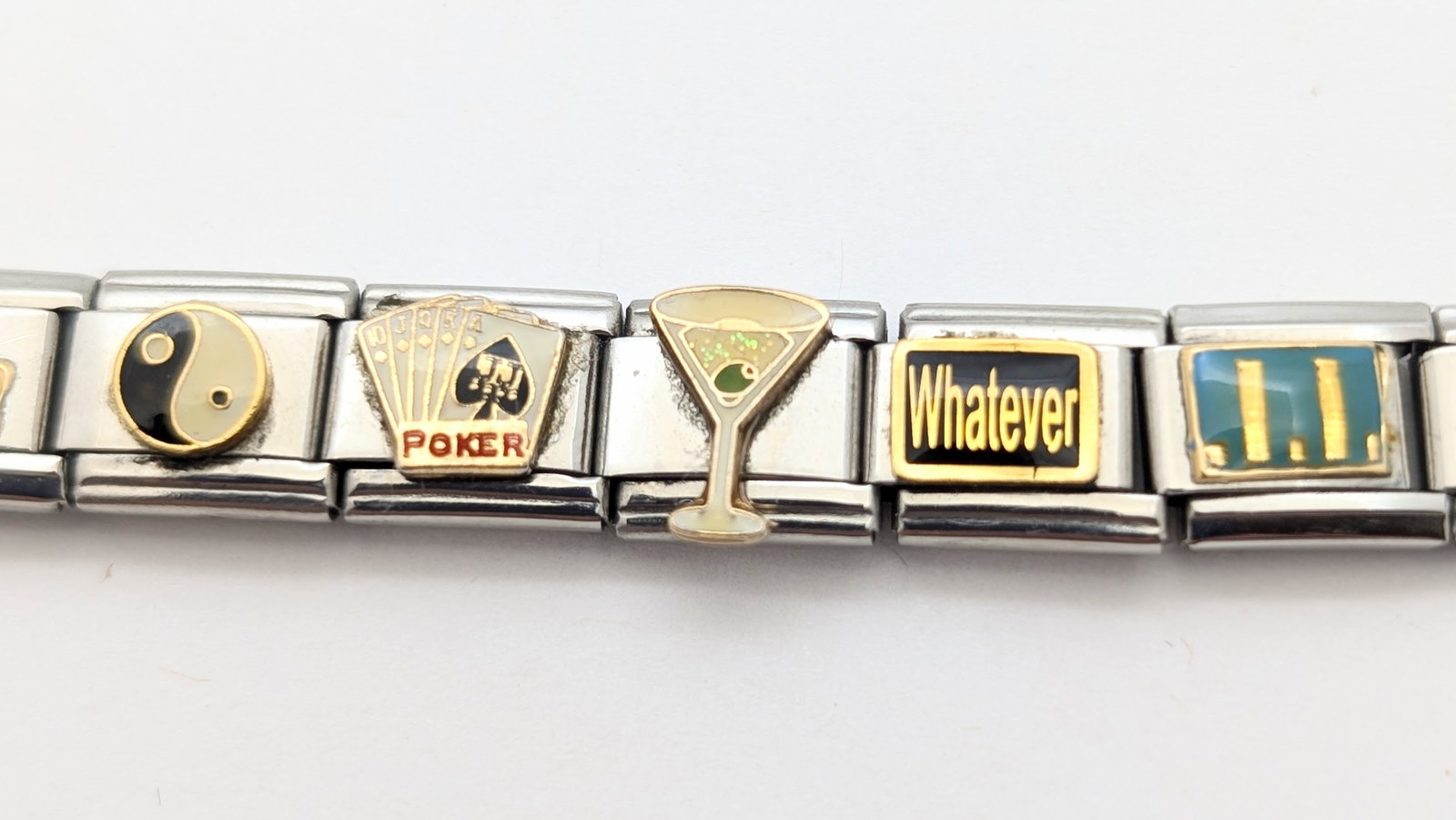 Italian Nominoro Personal Links Ladies Bracelet - 4