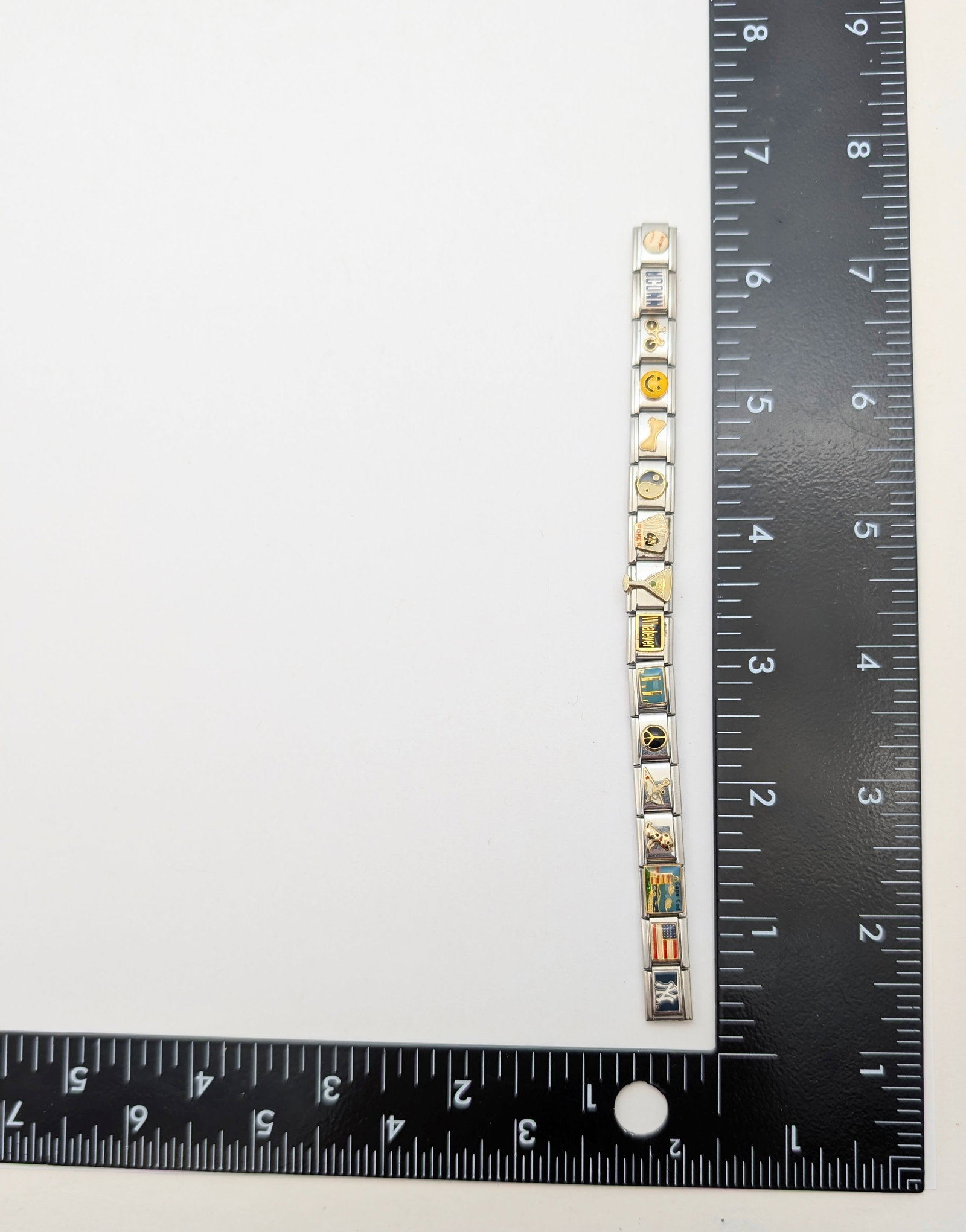 Italian Nominoro Personal Links Ladies Bracelet - 8