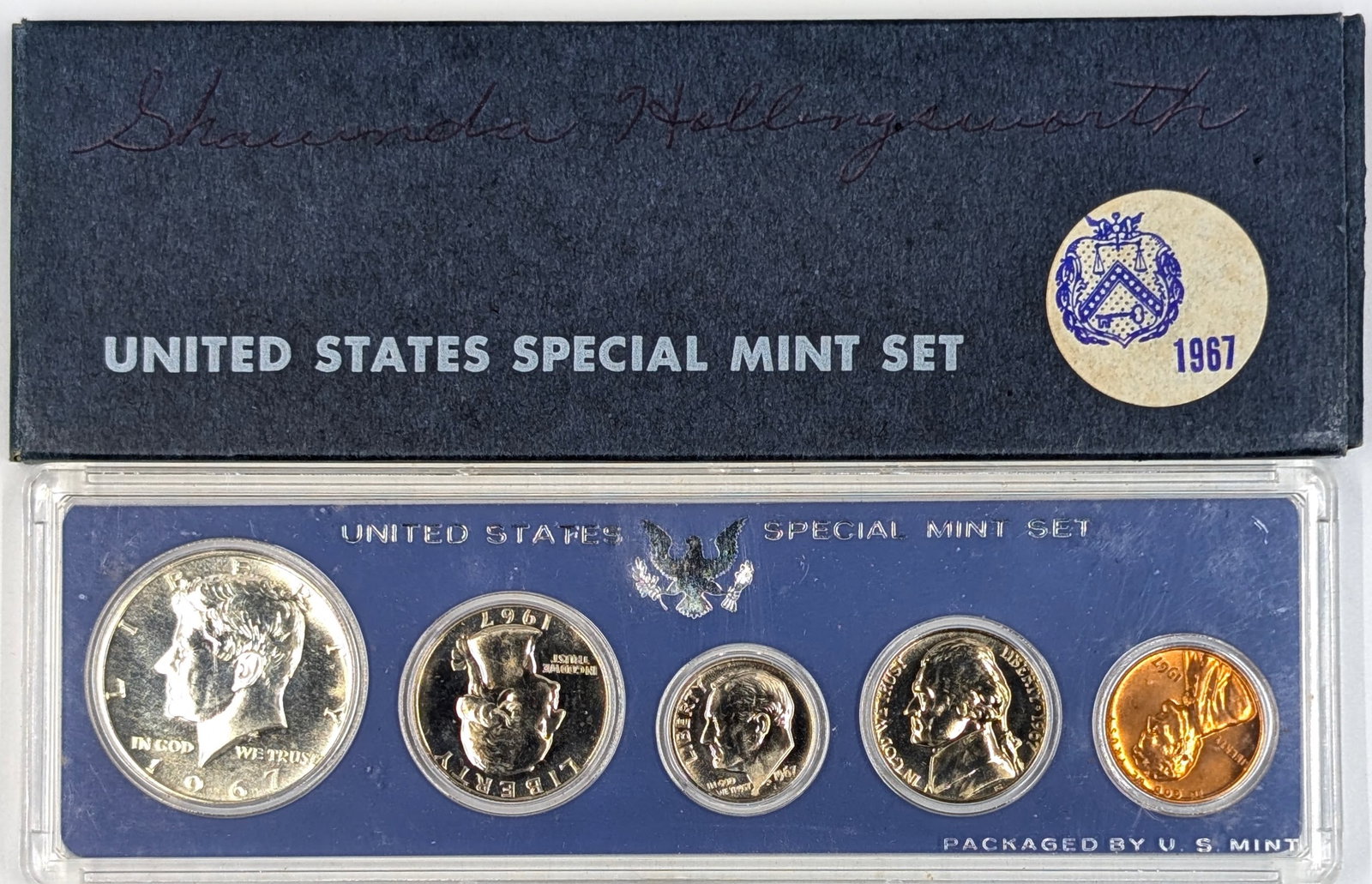 1967 US Mint Special Set w/ Silver JFK Half (1 of 2)
