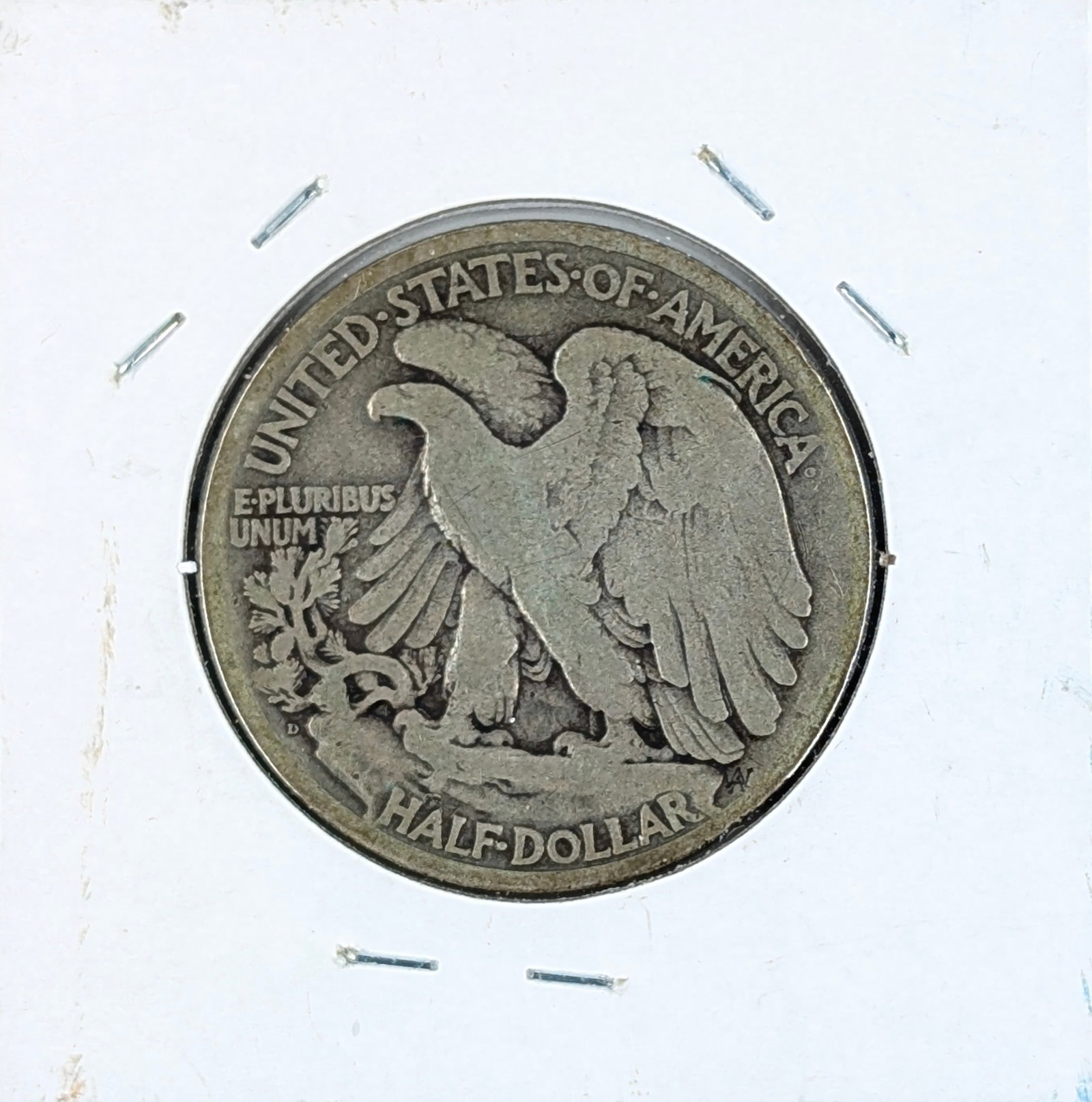 1920-D Silver Walking Liberty Half Dollar - 2