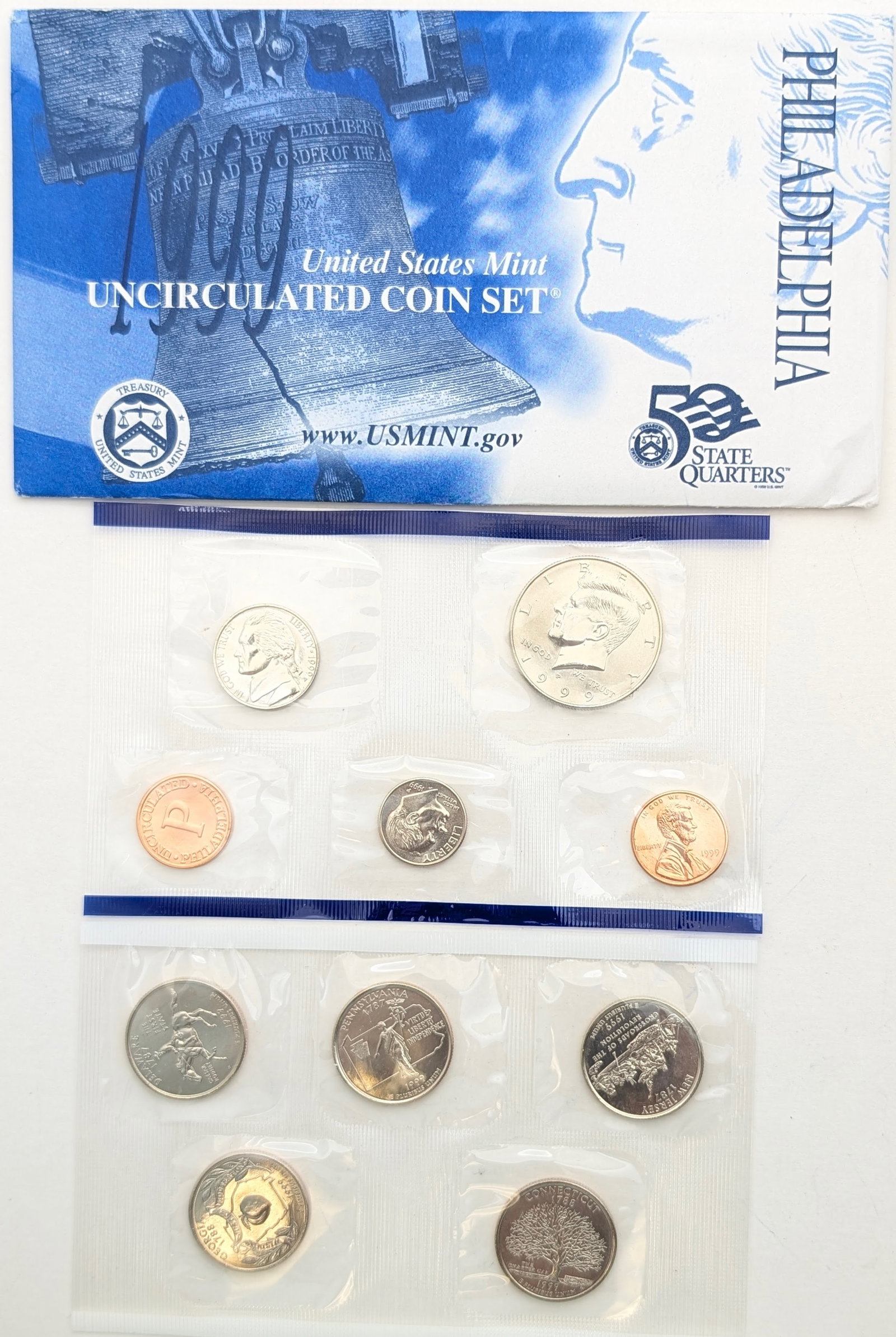 1999-P US Mint Uncirculated Coin Set (1 of 2)