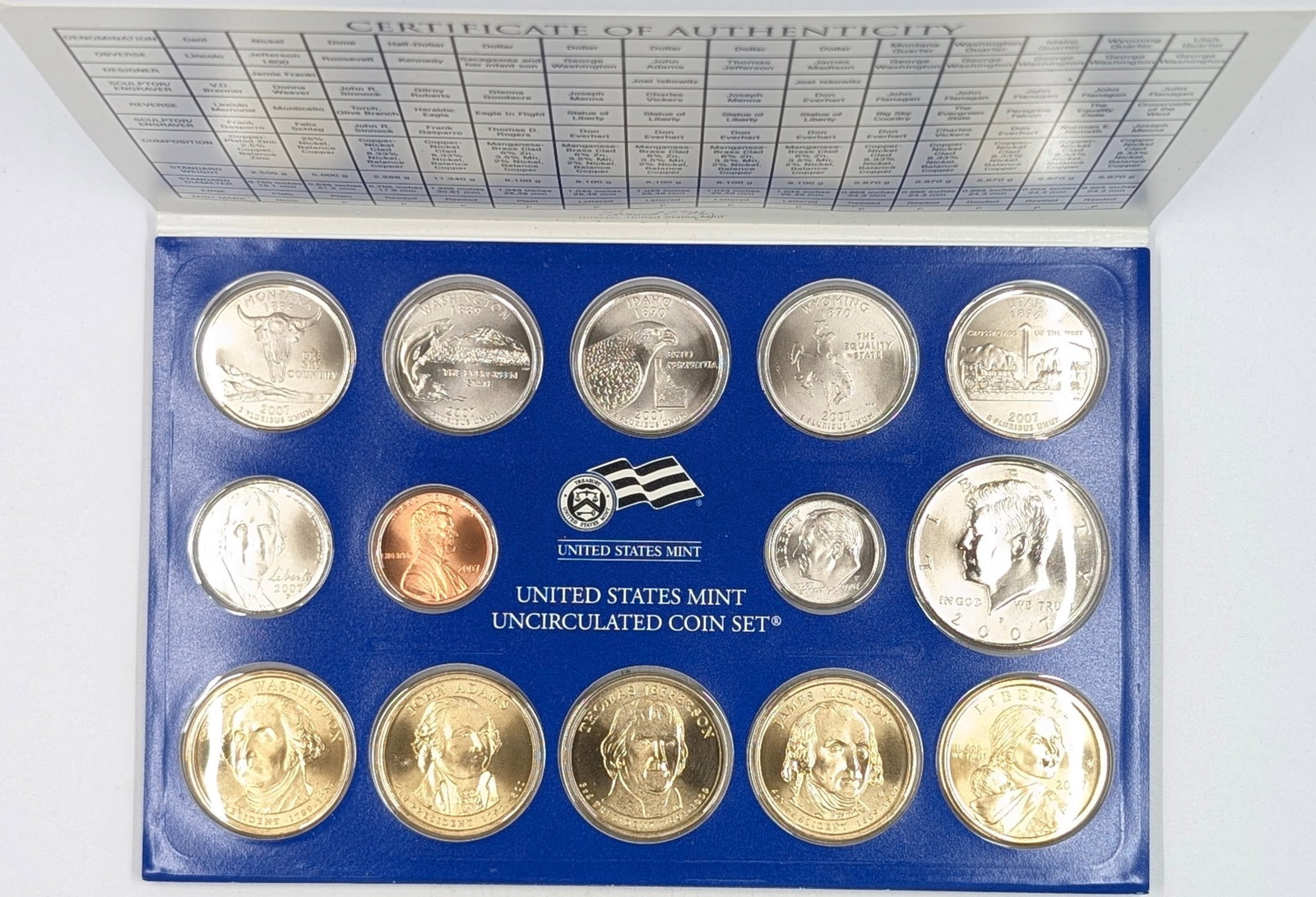 2007-P US Mint Uncirculated Coin Set (1 of 2)