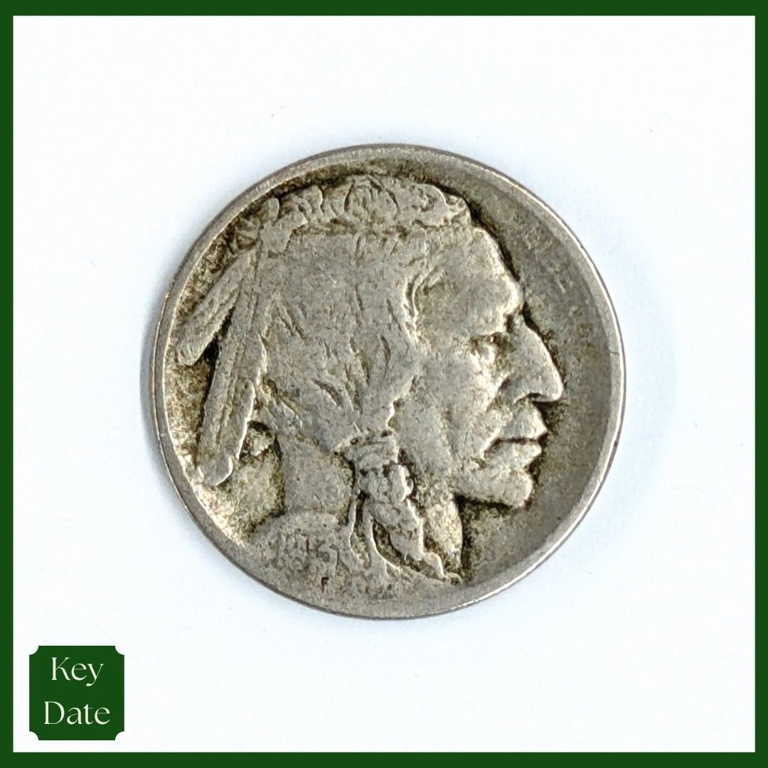 1913 Buffalo Head Nickel T1 - KEY DATE (1 of 3)