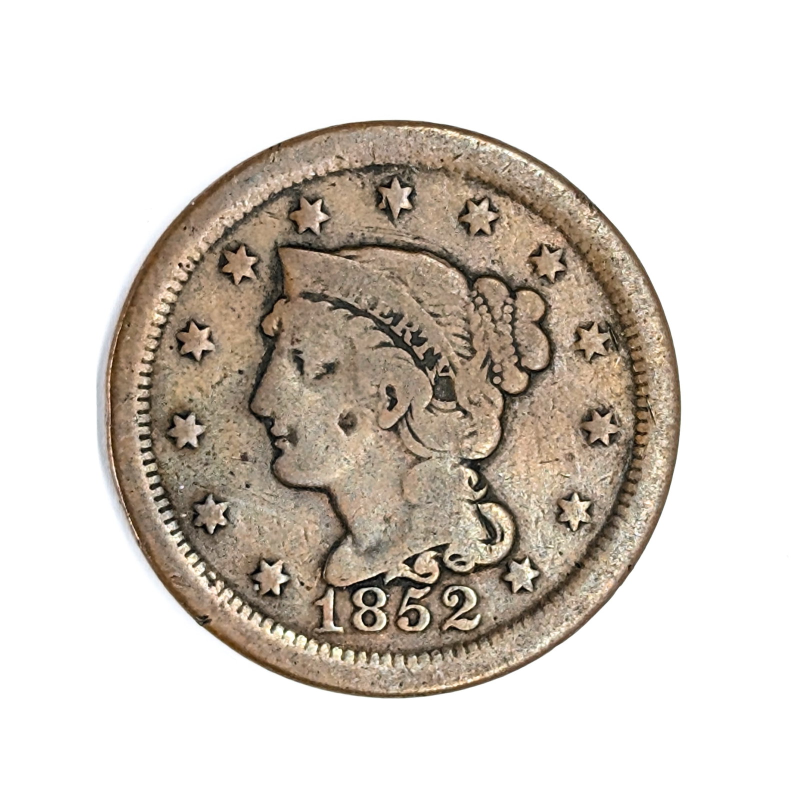 1852 Large Cent: Coin