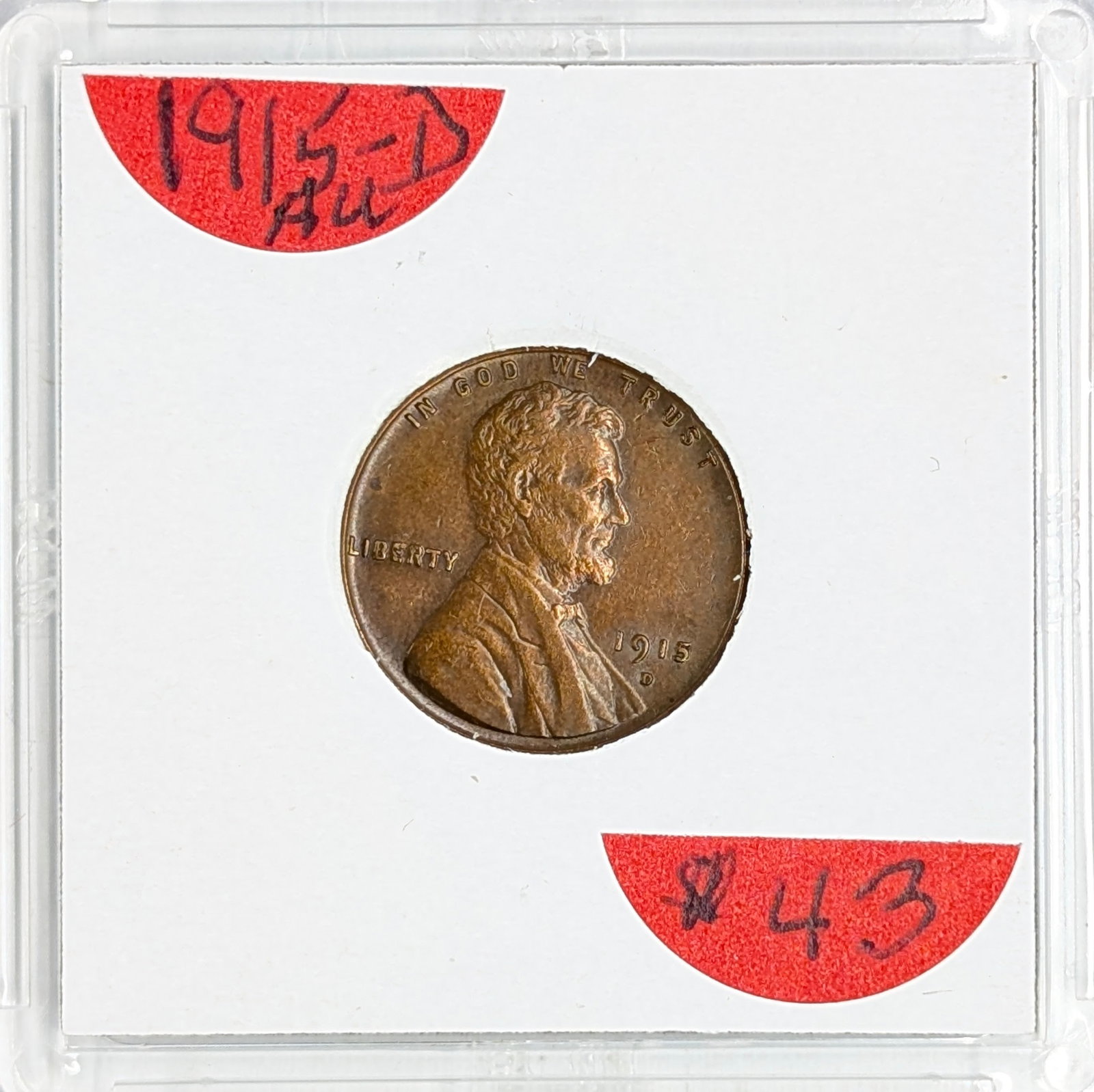 1915-D Wheat Cent - Uncirculated: Coin 