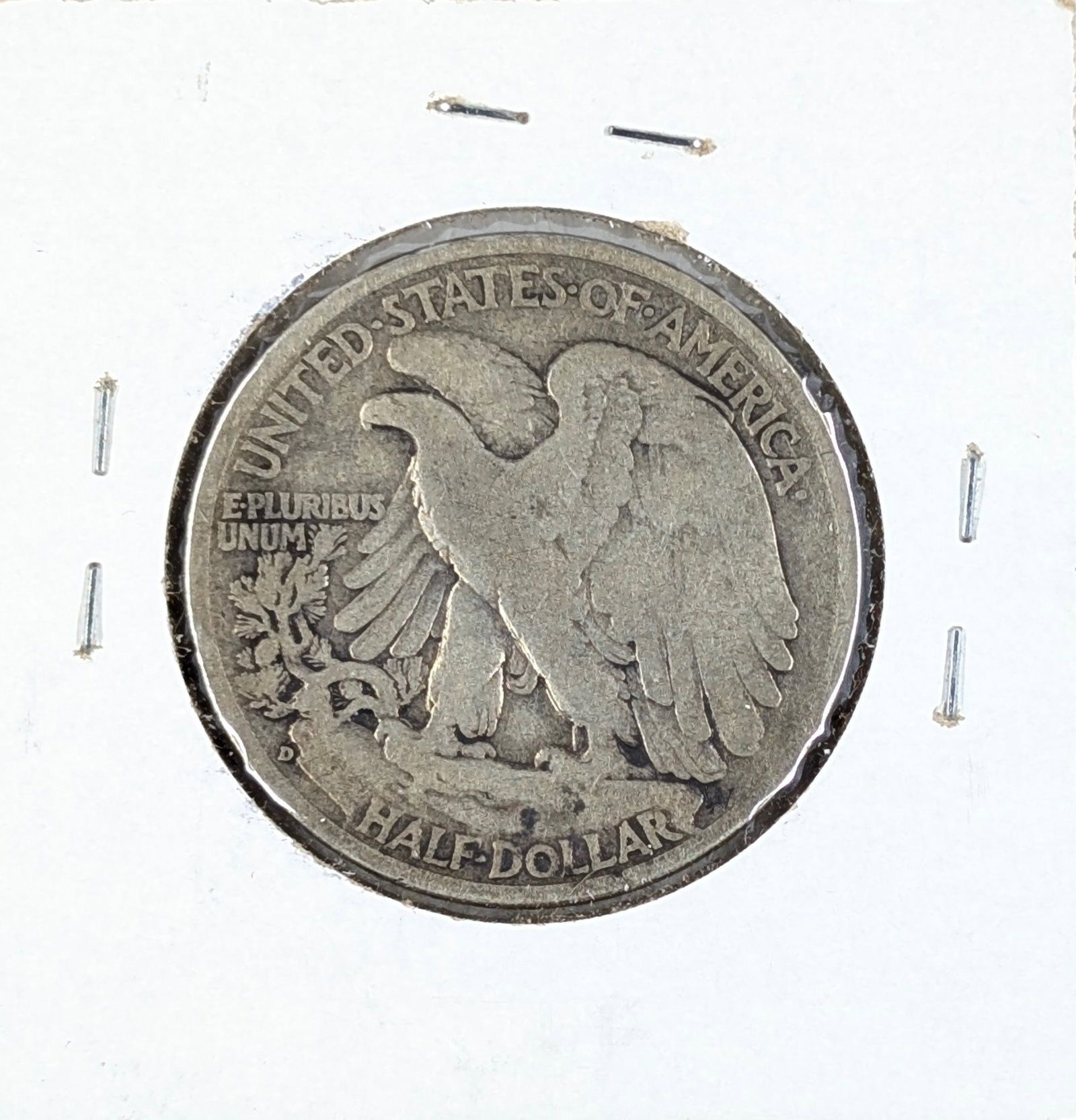 1938-D Silver Walking Liberty Half Dollar - KEY DATE - 2