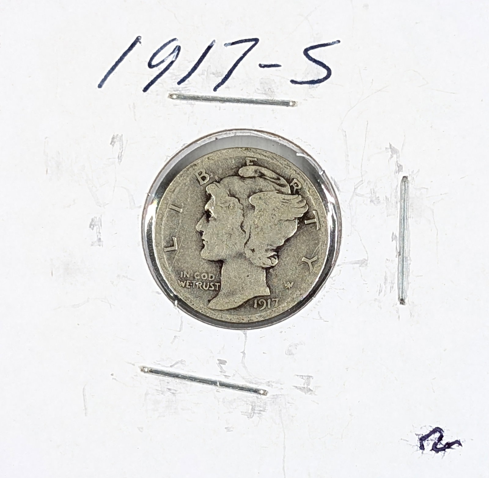 1917-S Silver Mercury Dime: Silver