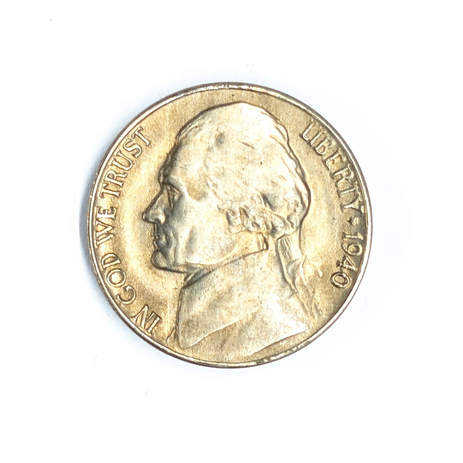 1940-D Jefferson Nickel - Toned & Full Step! (1 of 2)