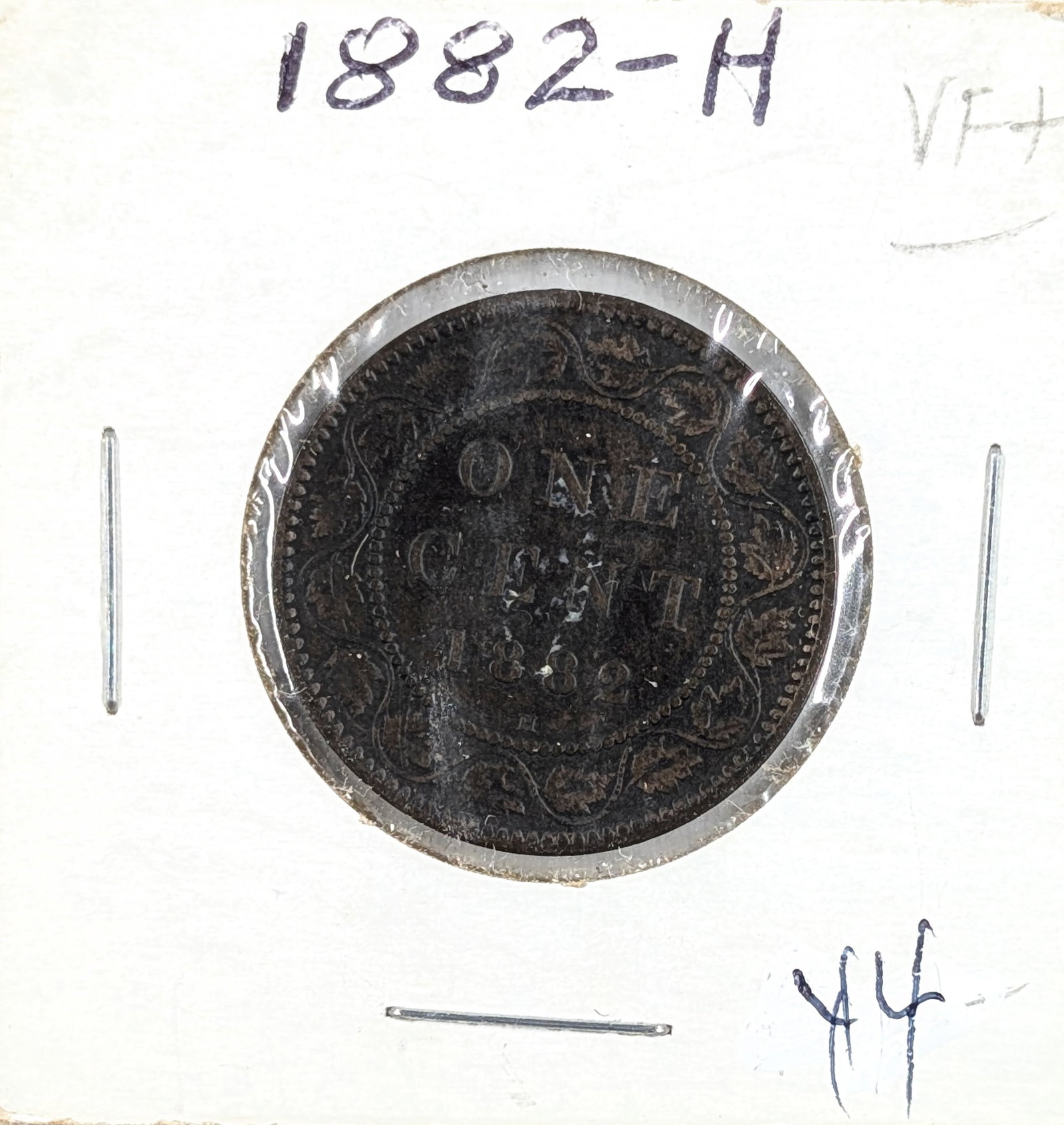 1882 Canadian Large Cent: Coin 