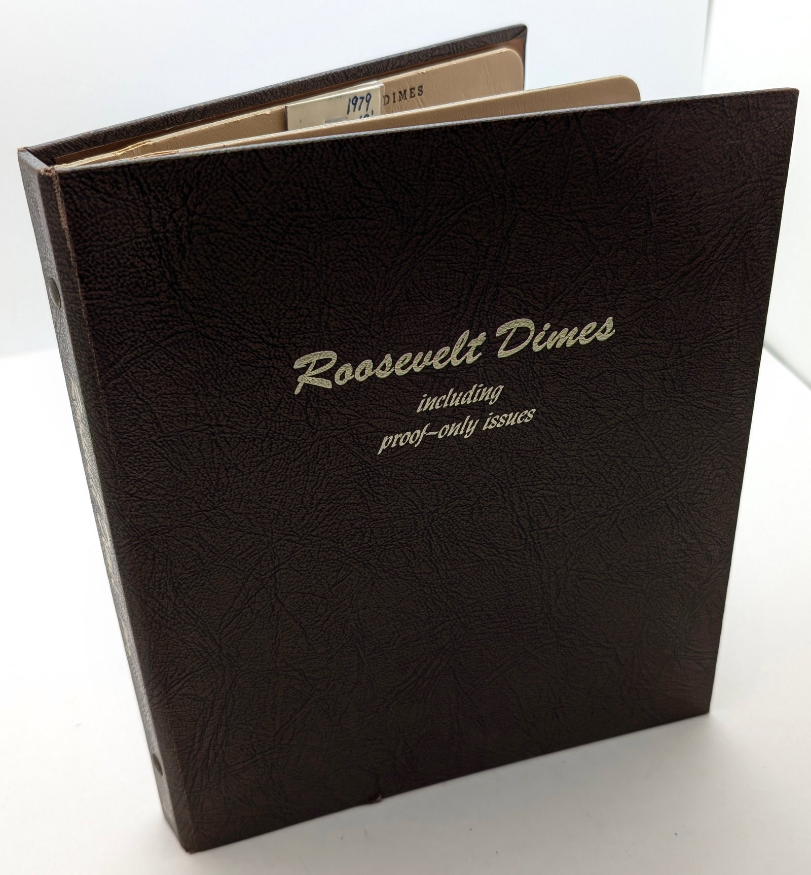 Dansco Roosevelt Dimes 1946-1980 Book w/ 44 Dimes - 7 Silver Dimes!: Coin 