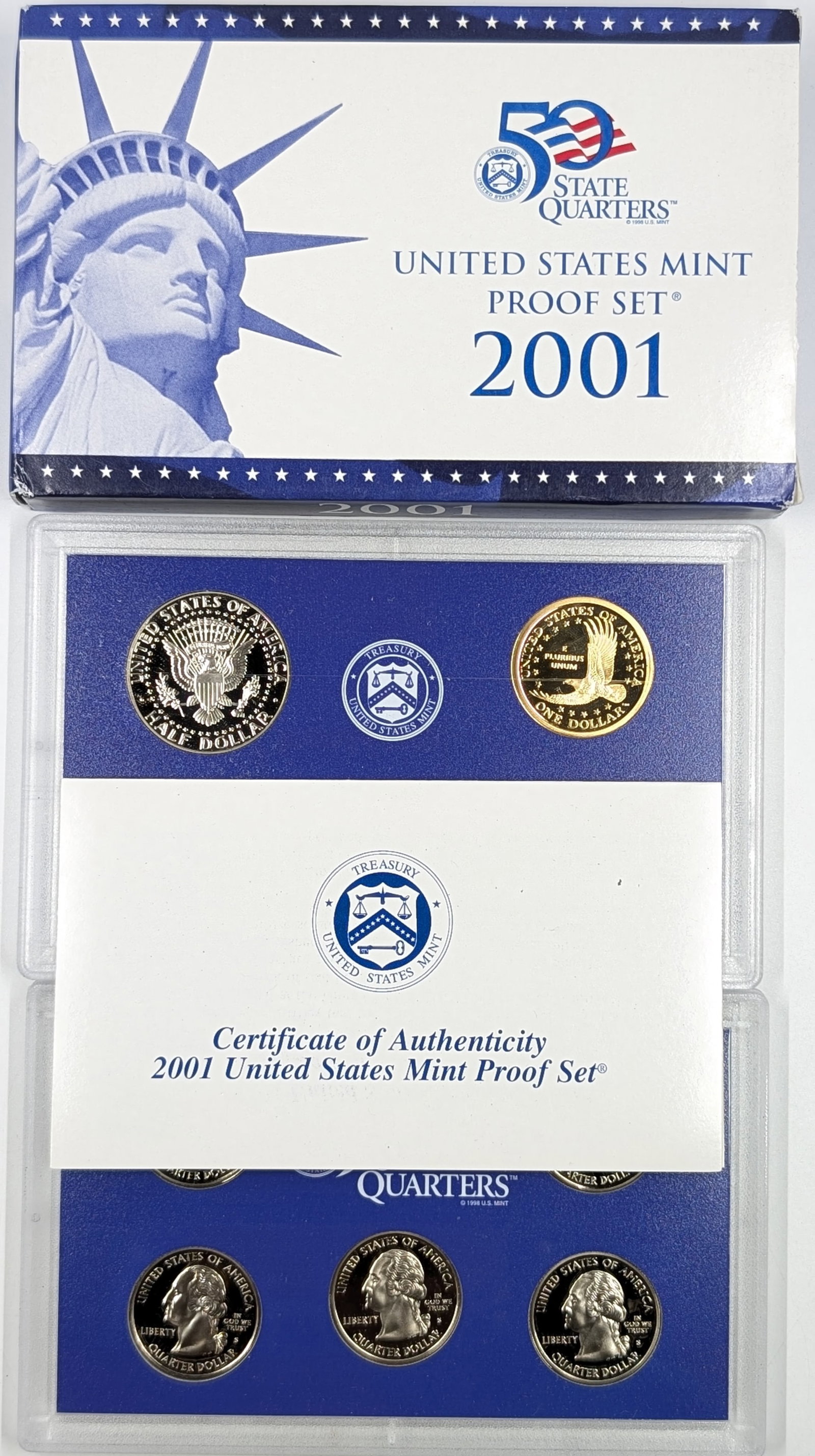 2001 US Mint Proof Set - 3