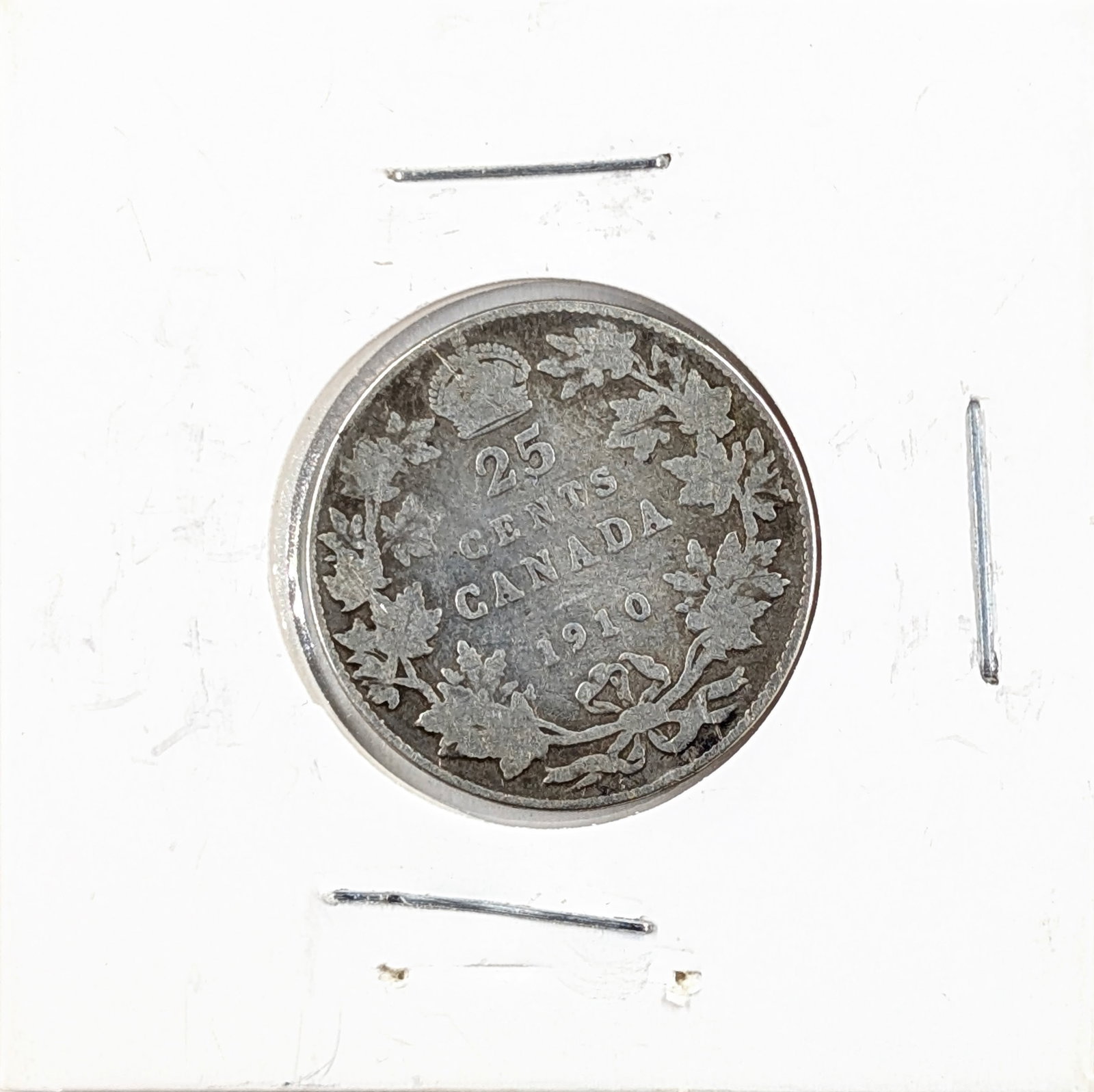 1910 Canadian Silver Quarter (1 of 2)