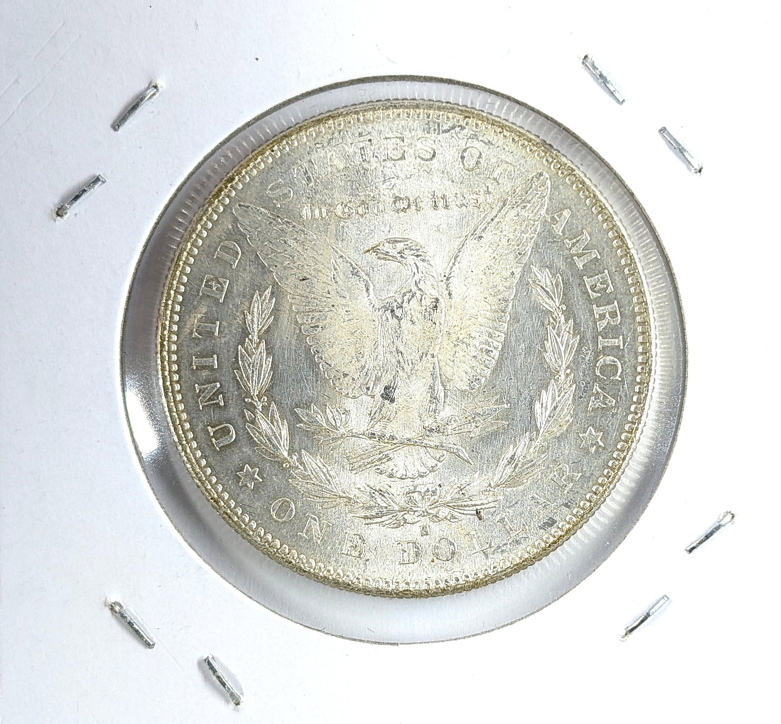1878-S Morgan Silver Dollar- Toning on the Rim - 2