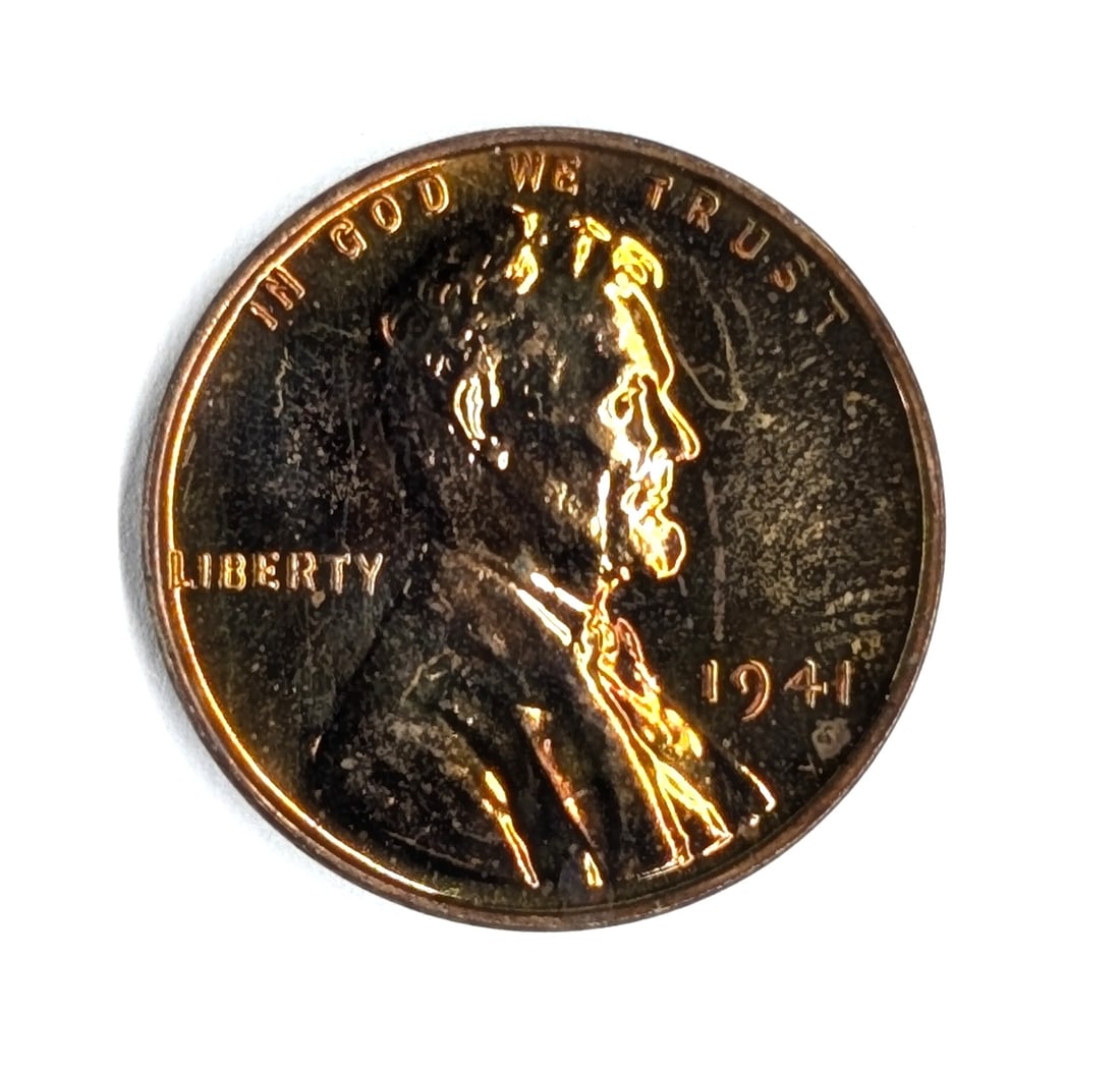 1941 Wheat Cent- Proof, Toned - 2