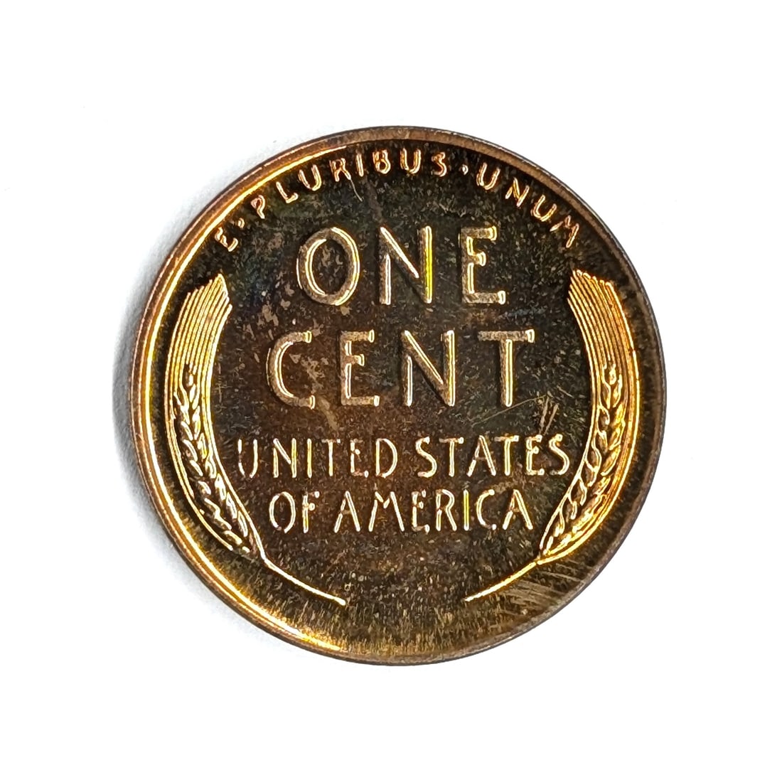 1941 Wheat Cent- Proof, Toned - 3