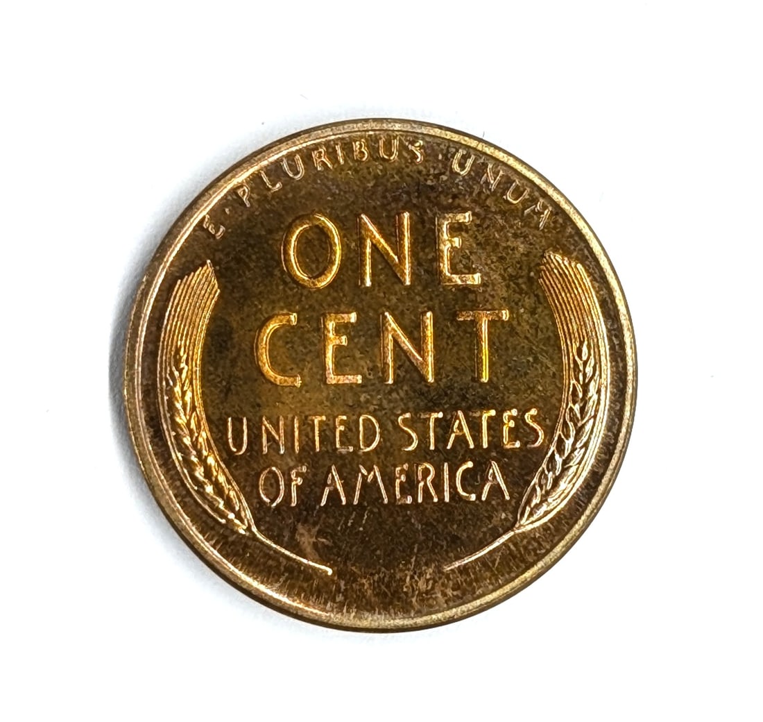 1954 Wheat Cent- Uncirculated, Toned - 3