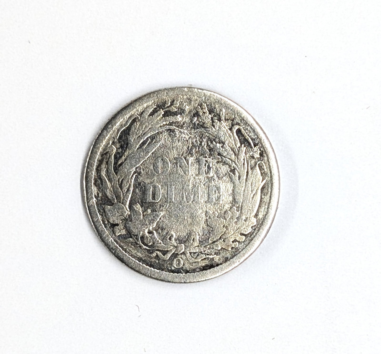 1893-O Silver Barber Dime- Key Date - 2