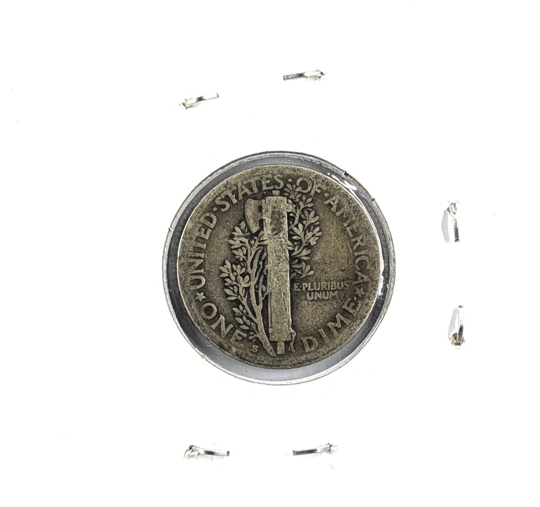 1917-S Silver Mercury Dime- Semi Key Date - 2