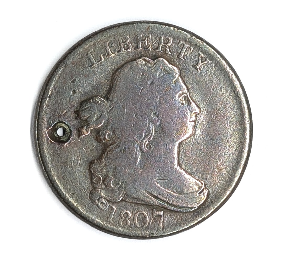 1807 Half Cent- Toned - 2