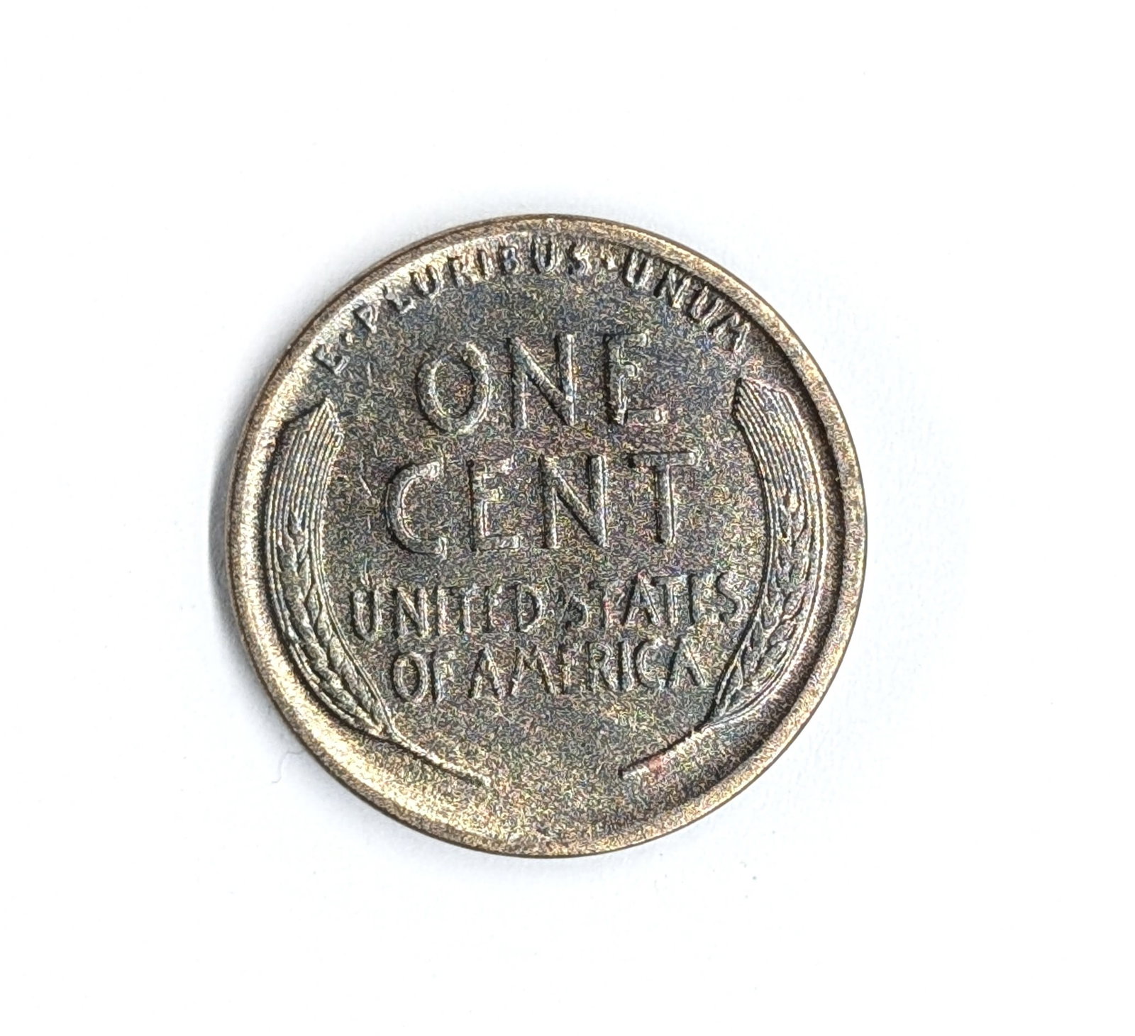 1918-S Wheat Cent- Toned - 3
