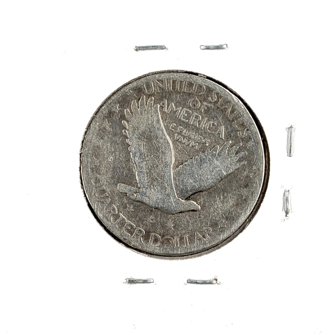 1928-D Silver Standing Liberty Quarter- Soft Toning - 3