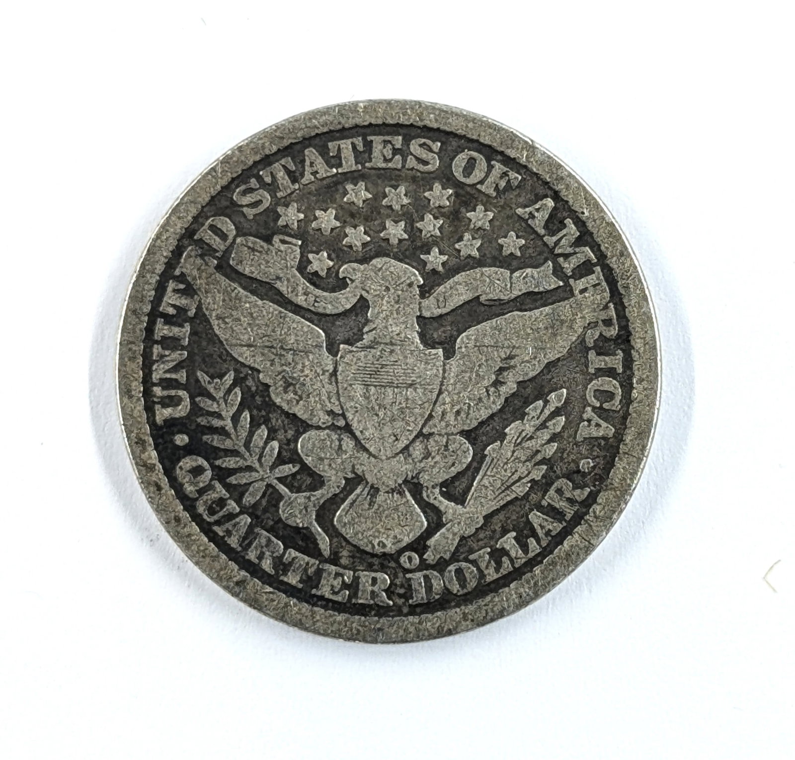 1893-O Silver Barber Quarter - 2