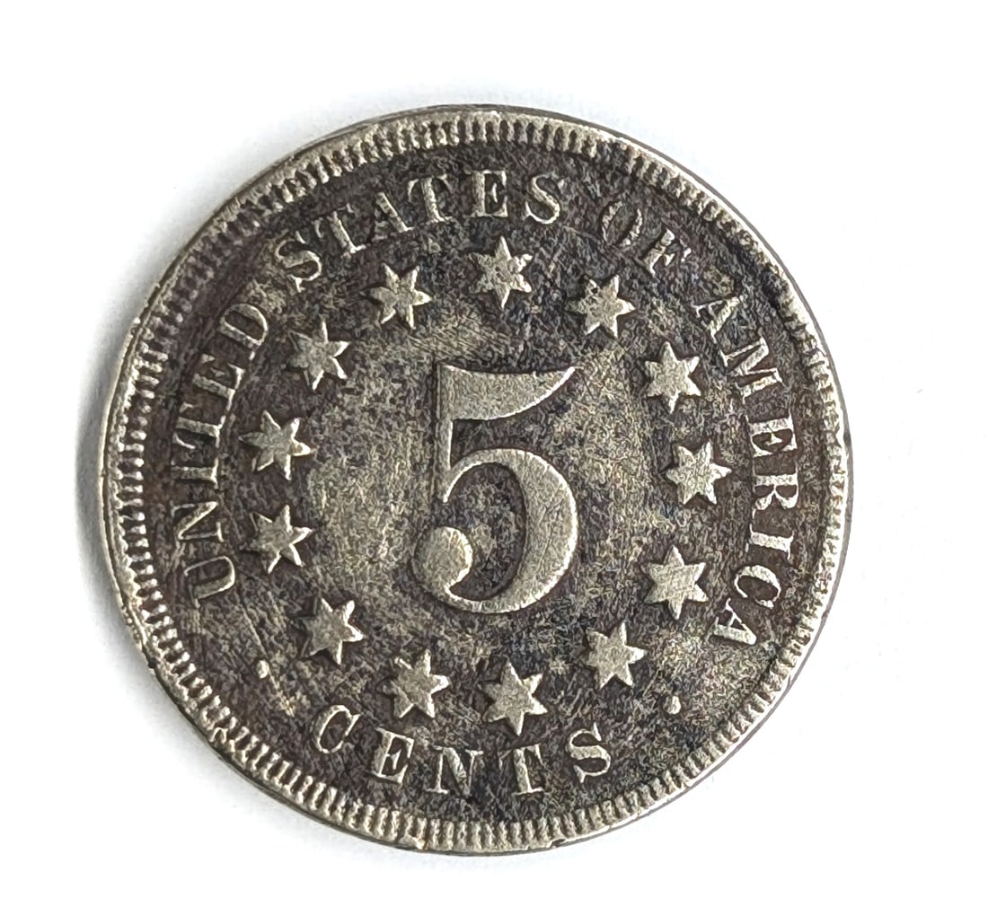 1869 Shield Nickel - 2