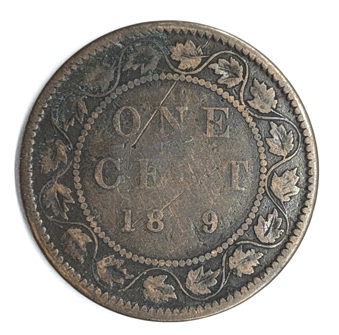 1859 Canadian Large Cent - 2