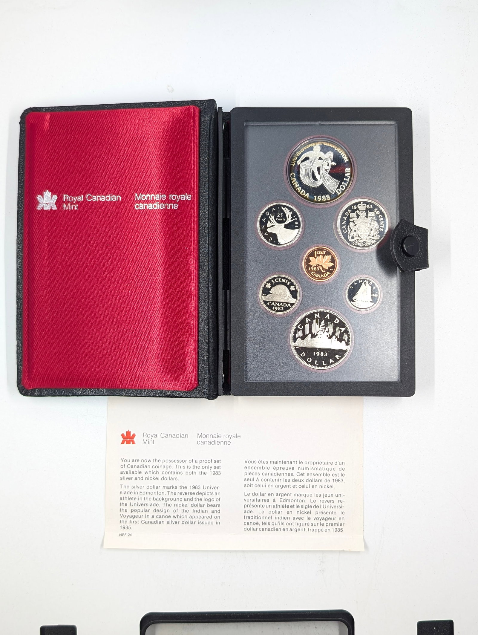1983 Royal Canadian Mint Double Dollar Proof Set - 4