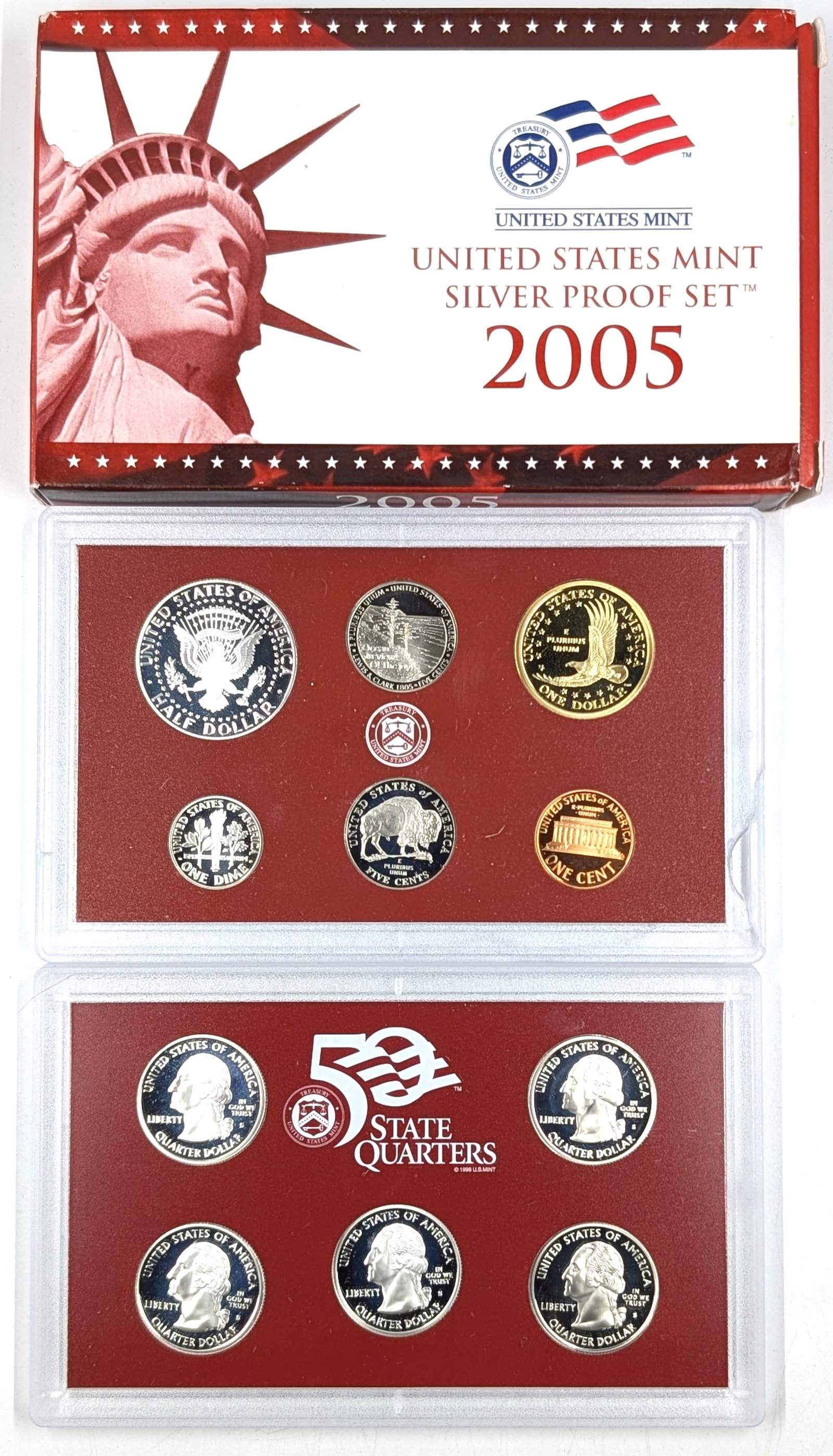 2005 US Mint Silver Proof Set - 2