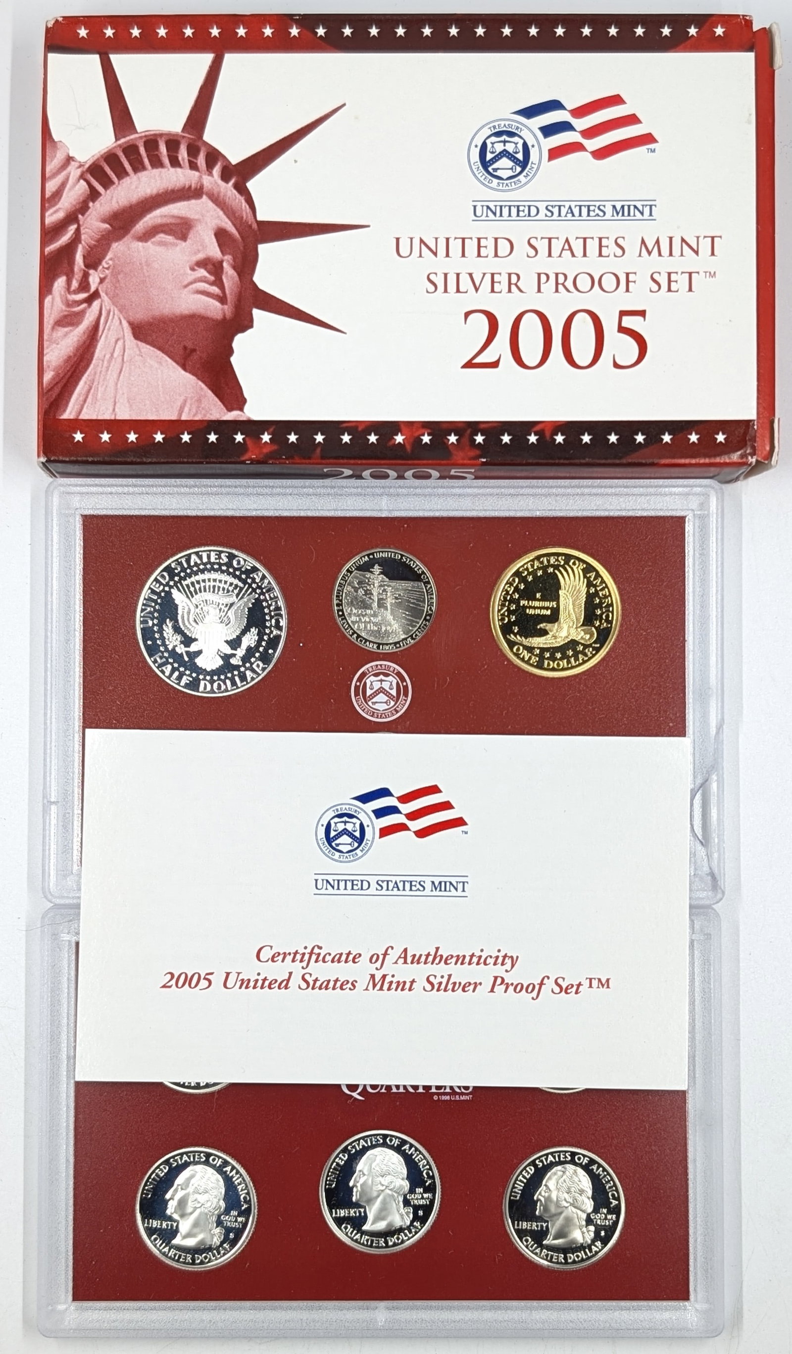 2005 US Mint Silver Proof Set - 3