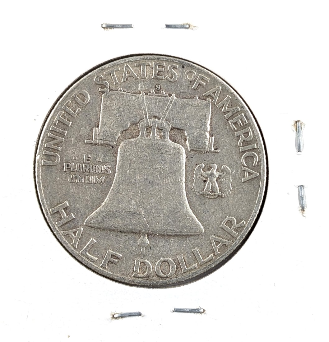 1951-S Silver Franklin Half Dollar - 2