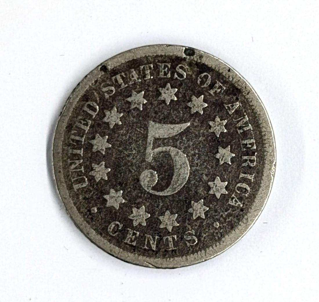 1868 Shield Nickel - 2