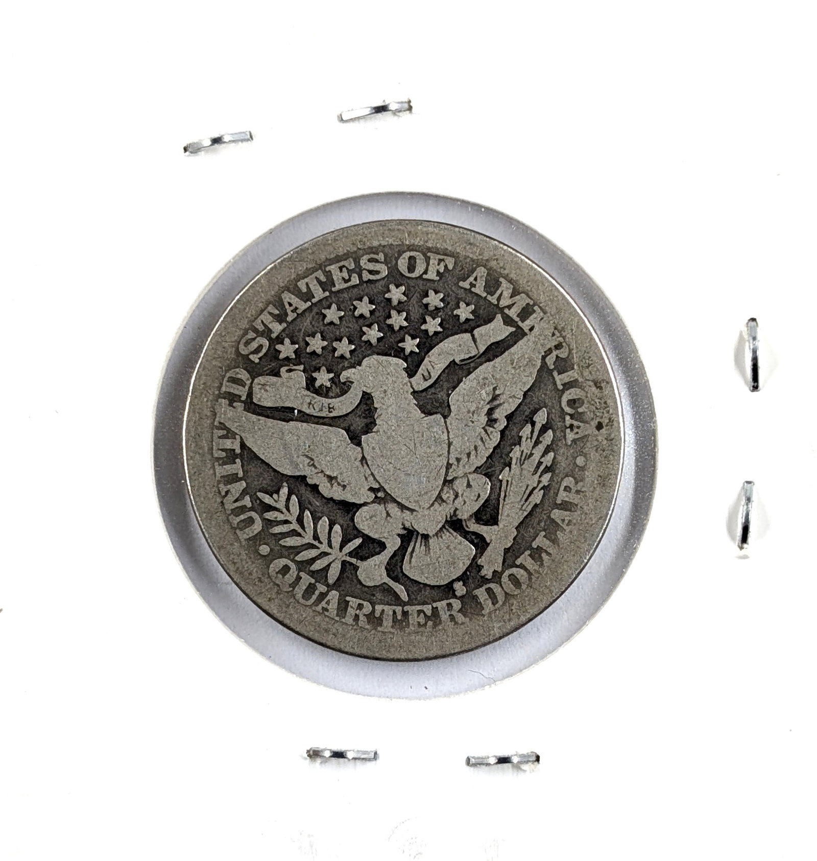 1914-S Silver Barber Quarter- Key Date - 2