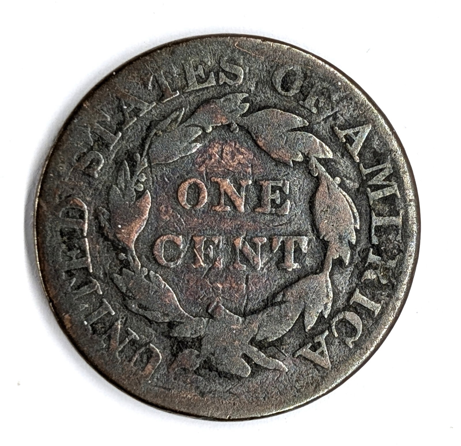 1825 Large Cent- Toned - 2