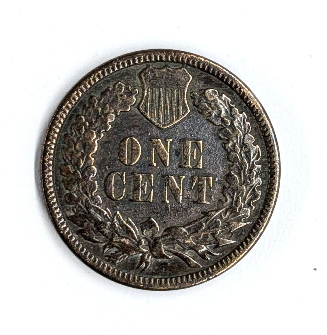 1884 Indian Head Cent- Full Liberty, Toned - 2