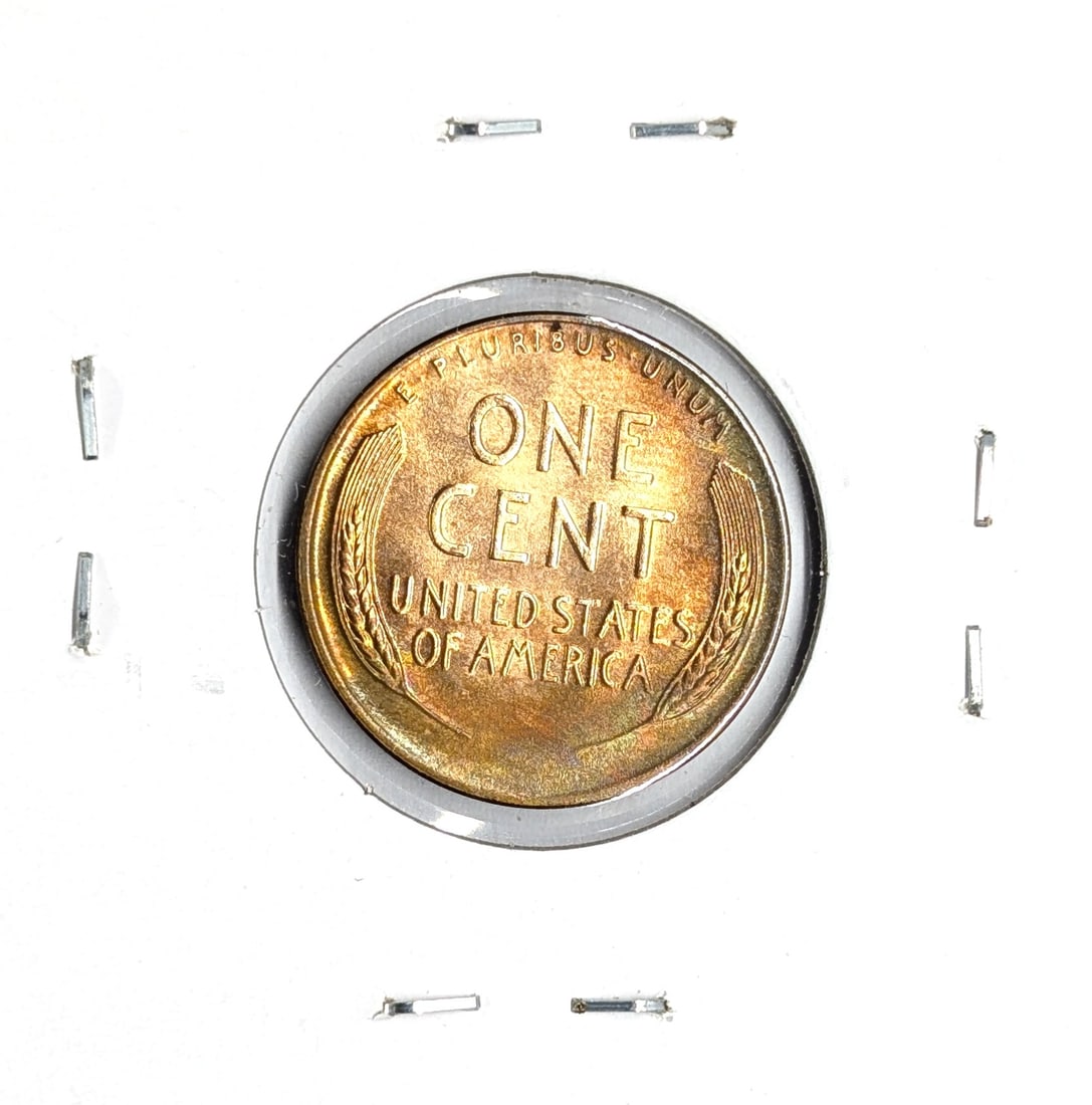 1940-D Wheat Cent- Uncirculated, Toned - 3