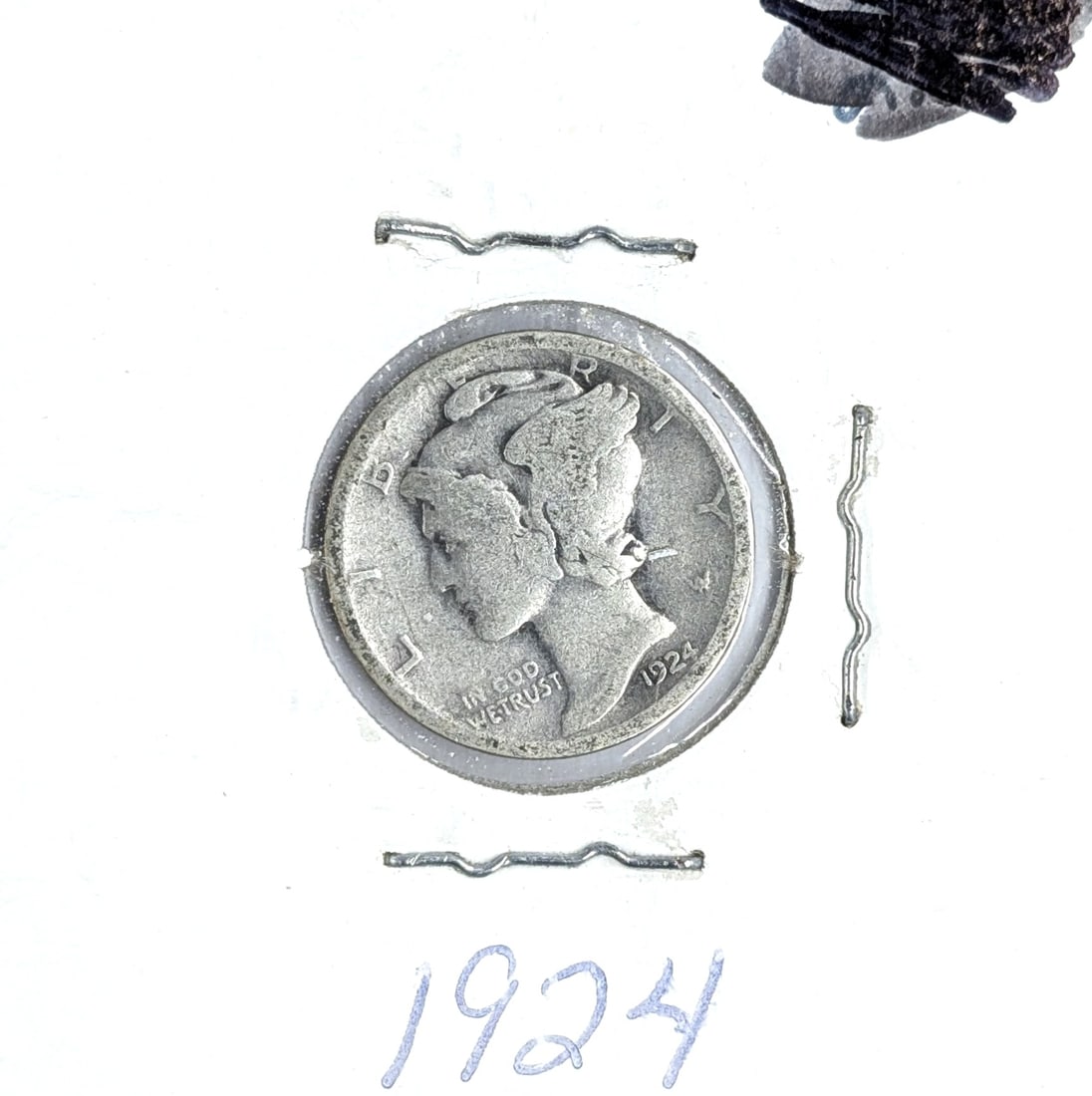 1924 Silver Mercury Dime: _